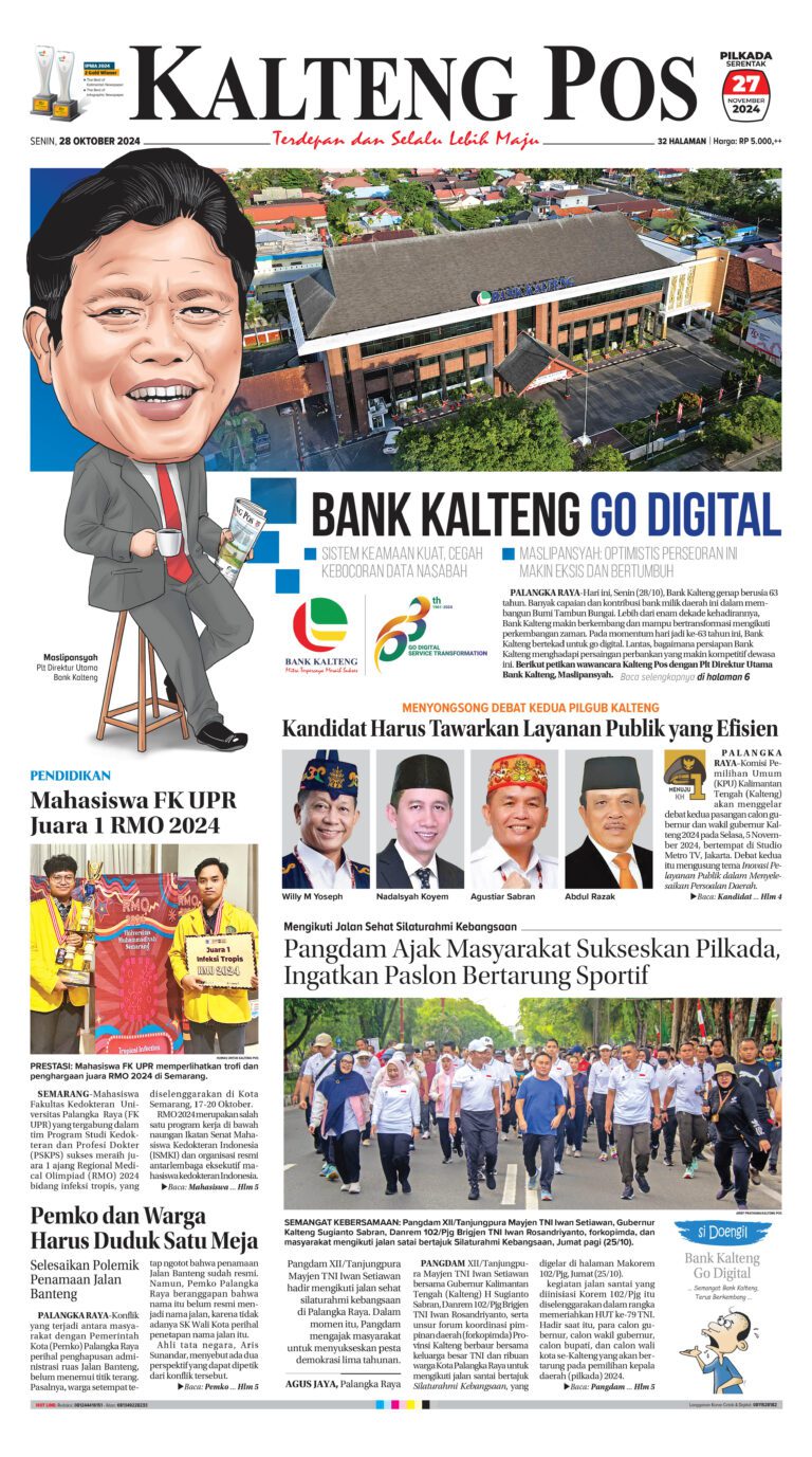 KALTENG POS DIGITAL 28/10/2024