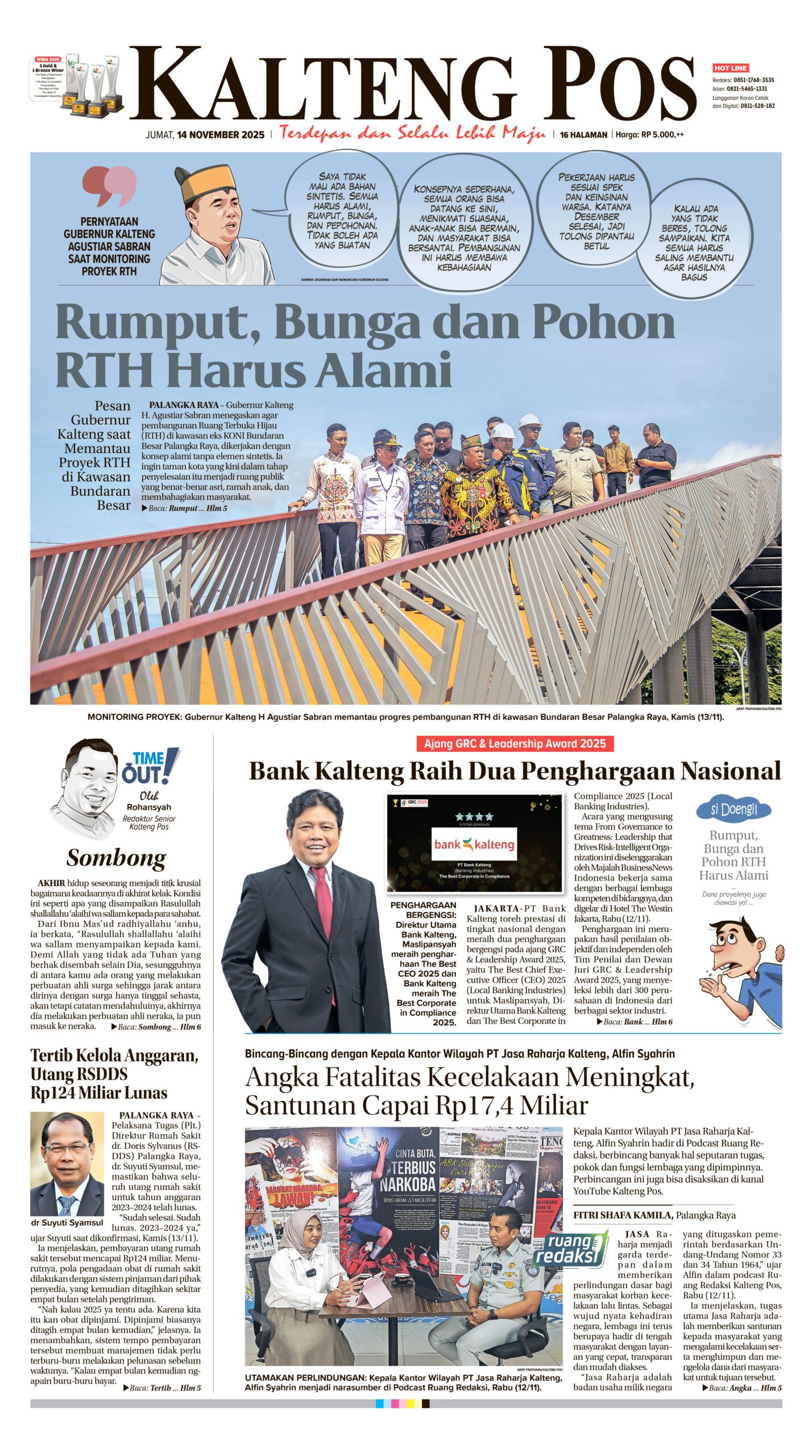 KALTENG POS 14 NOVEMBER 2025