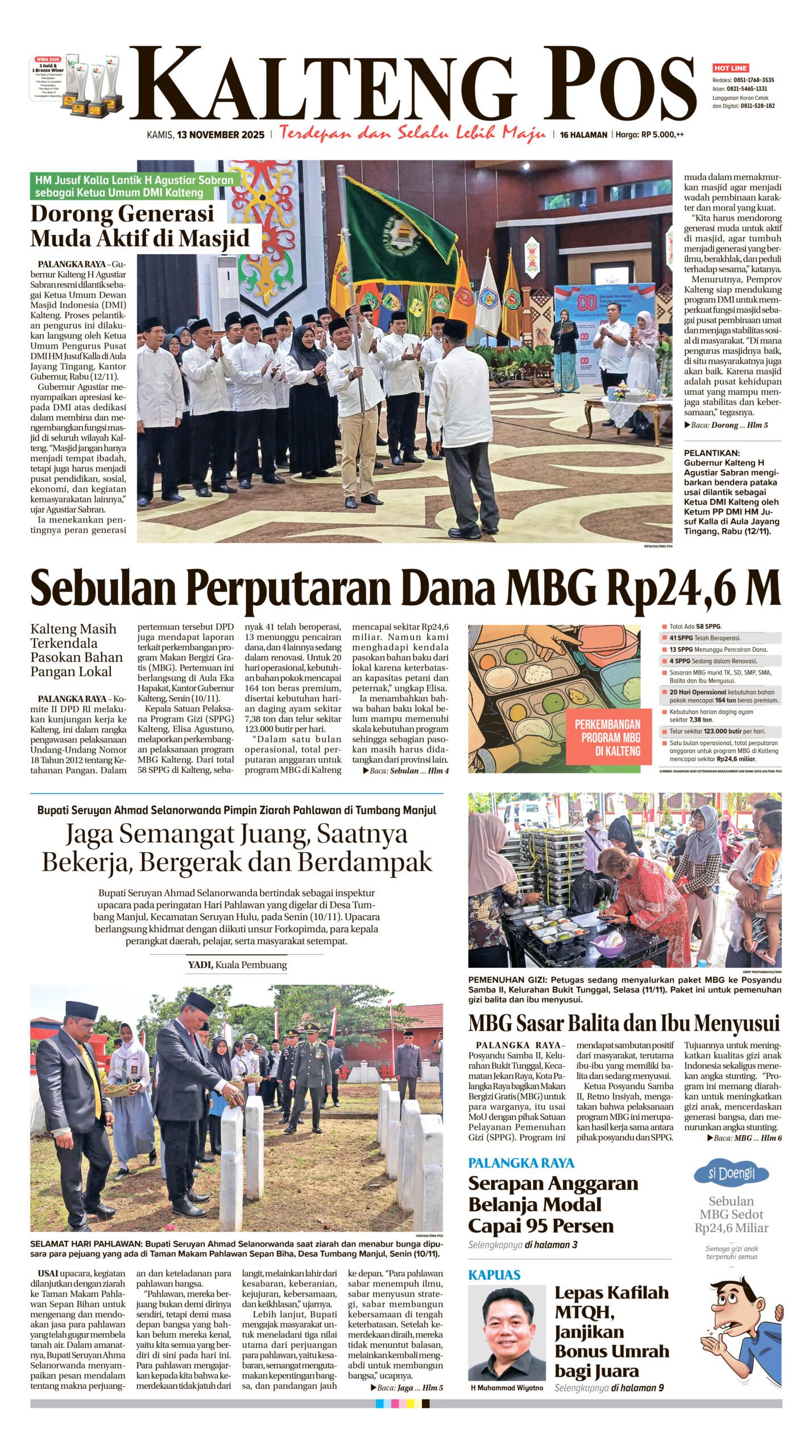 KALTENG POS 13 NOVEMBER 2025