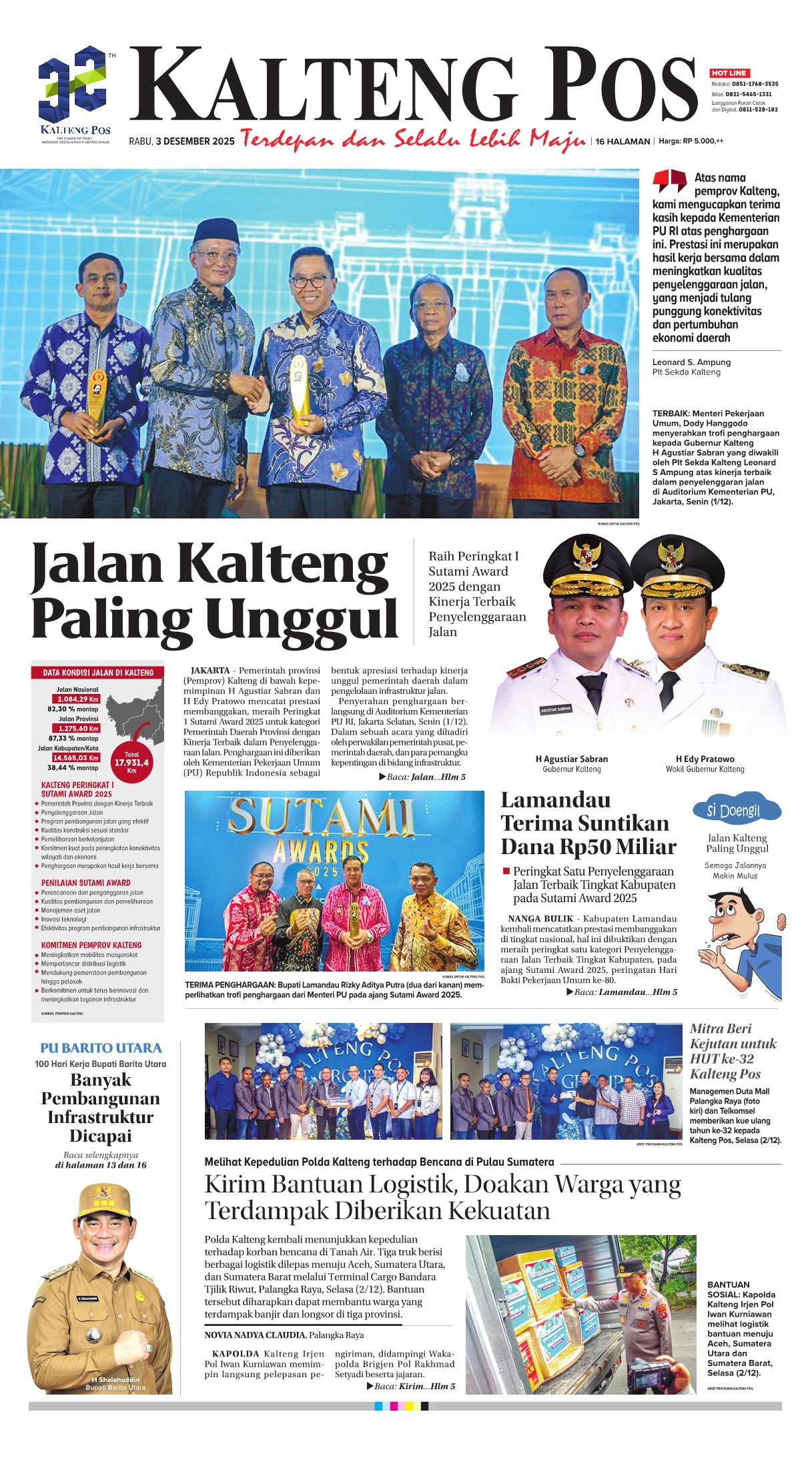 KALTENG POS 03 DESEMBER 2025