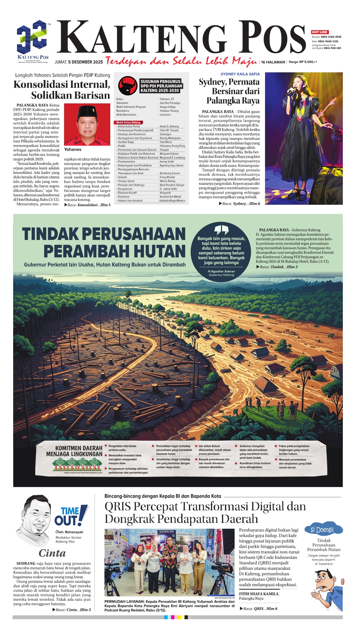 KALTENG POS 05 DESEMBER 2025