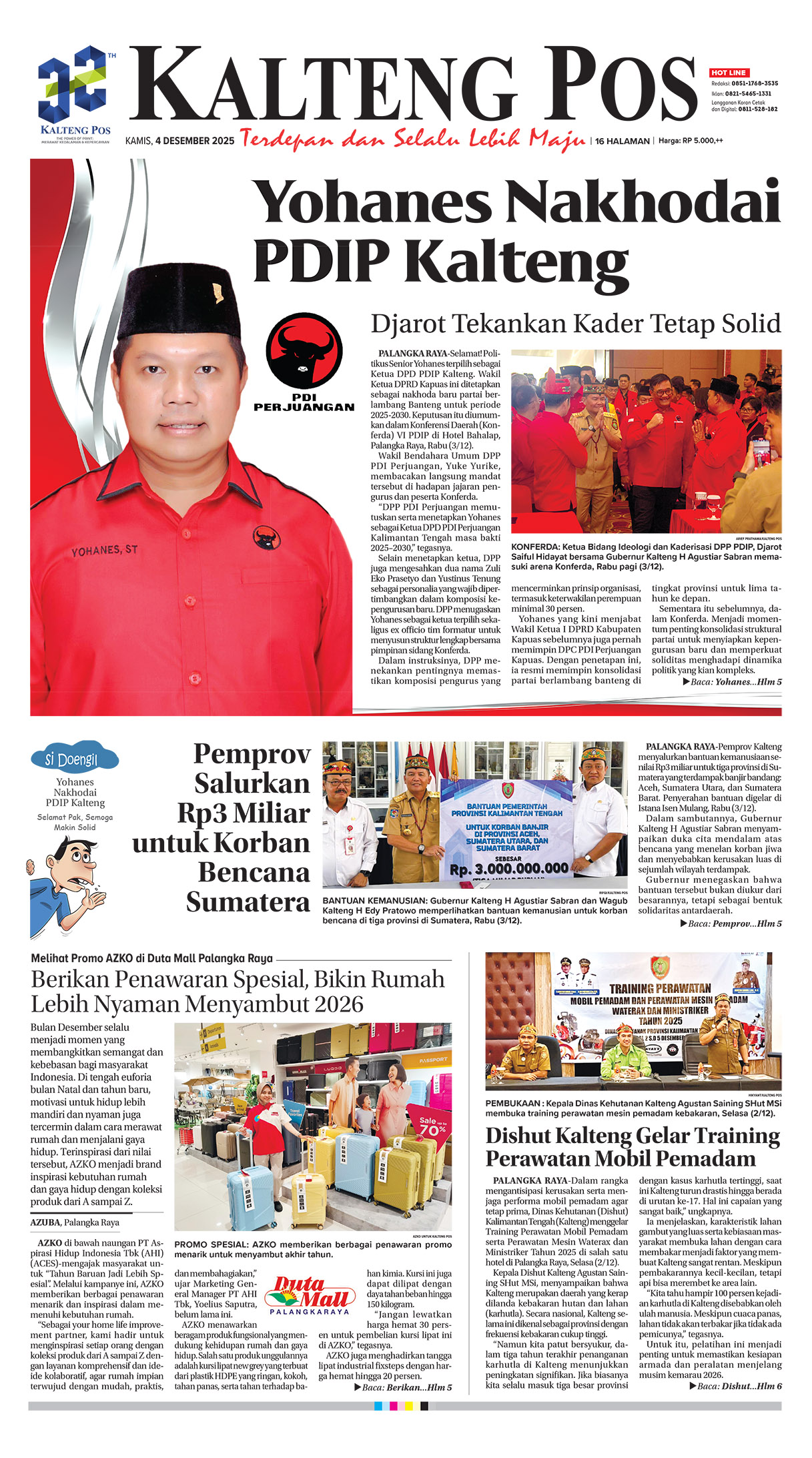 KALTENG POS 04 DESEMBER 2025