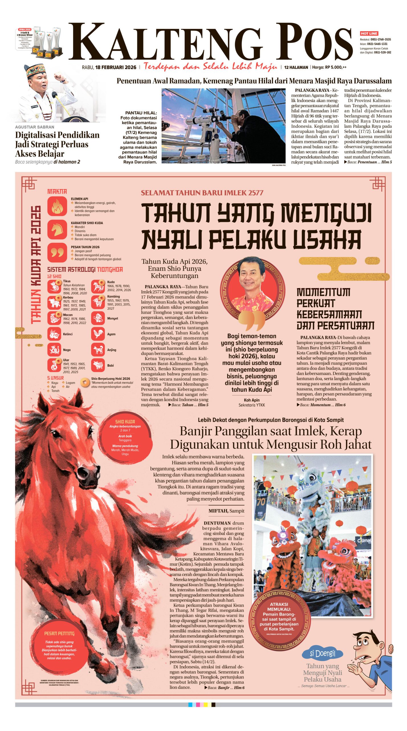 KALTENG POS 18 FEBRUARI 2026