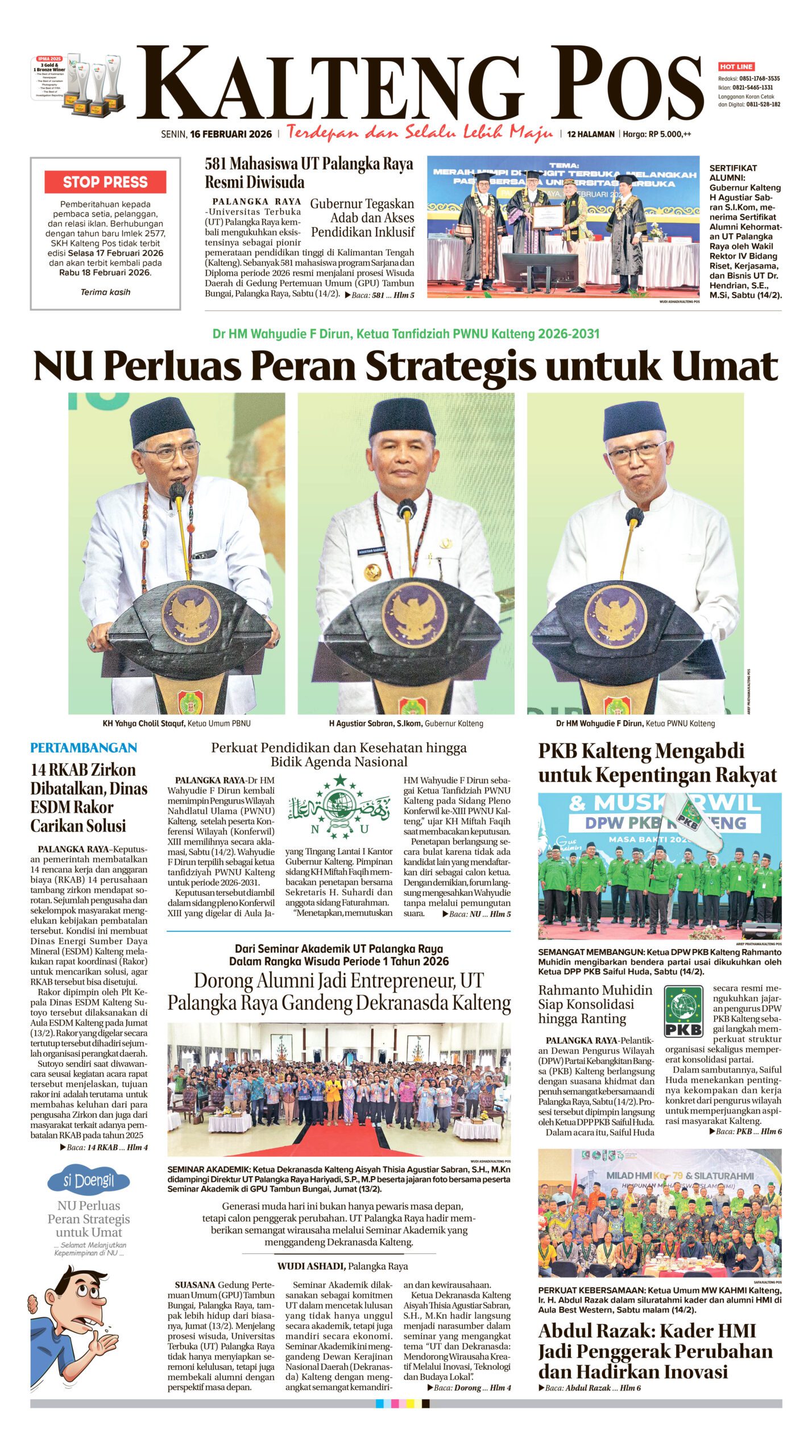 KALTENG POS 16 FEBRUARI 2026