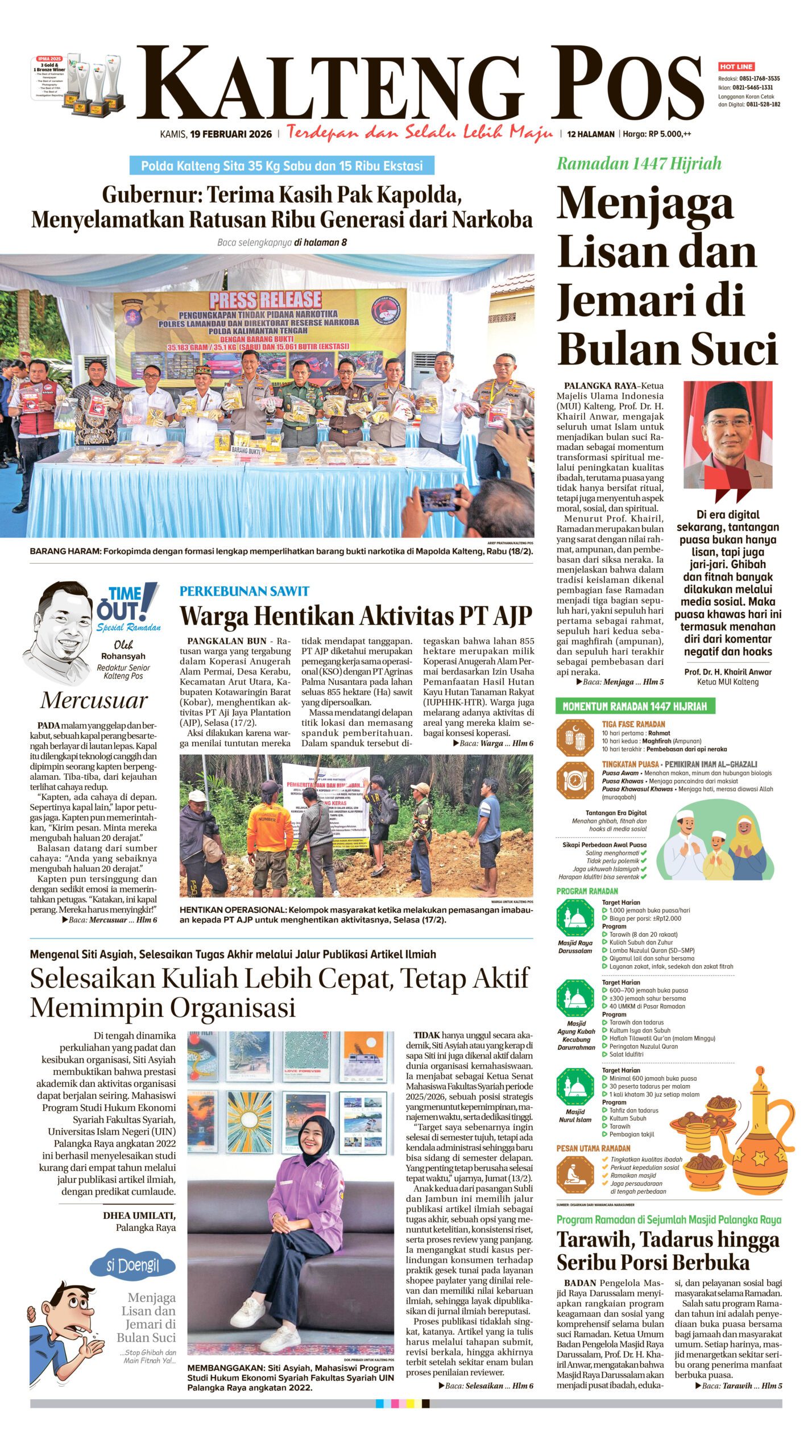 KALTENG POS 19 FEBRUARI 2026