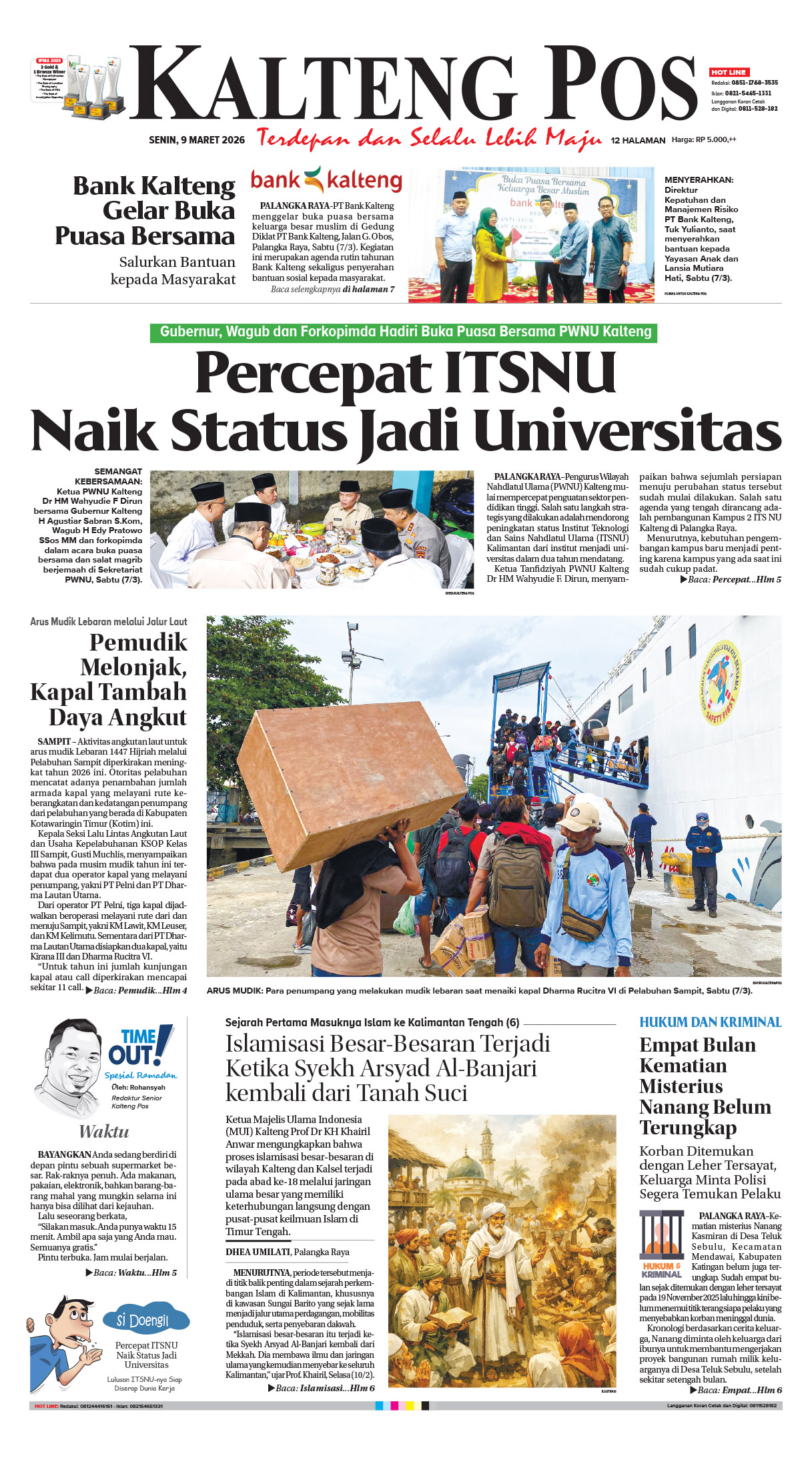KALTENG POS 09 MARET 2026