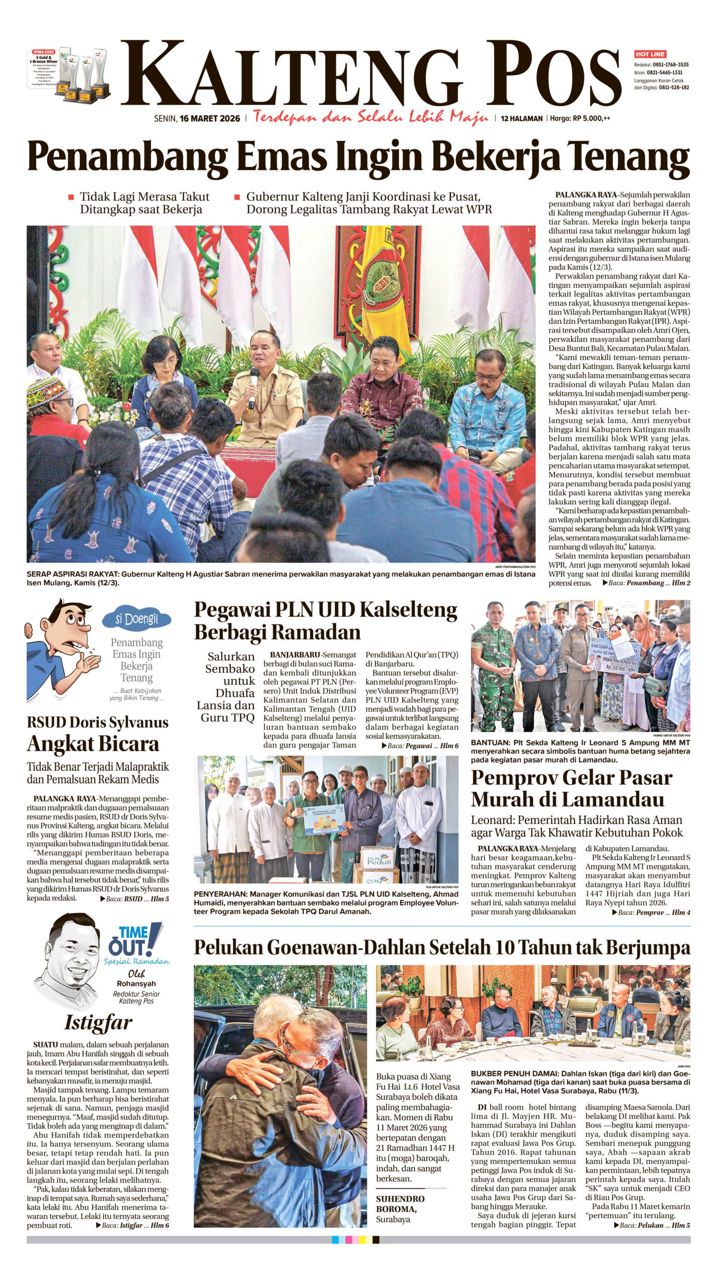 KALTENG POS 16 MARET 2026