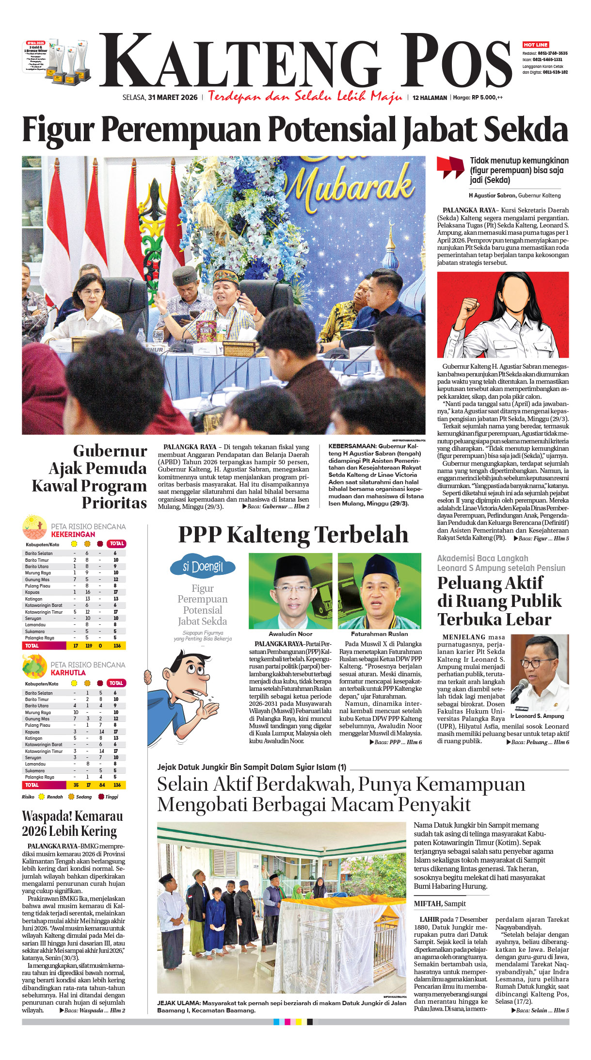 KALTENG POS 31 MARET 2026