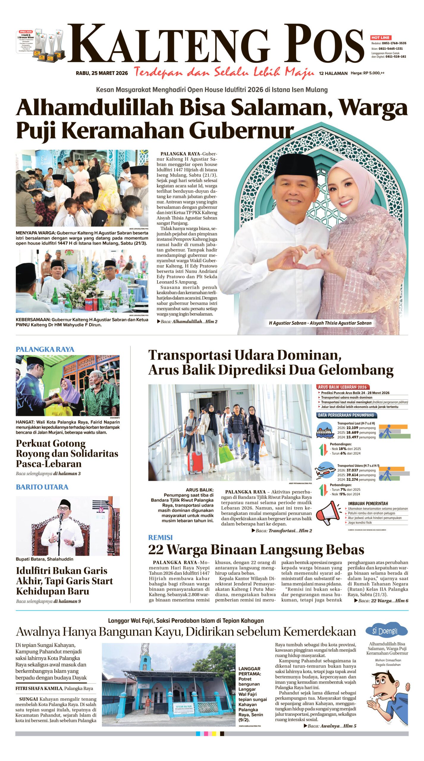 KALTENG POS 25 MARET 2026