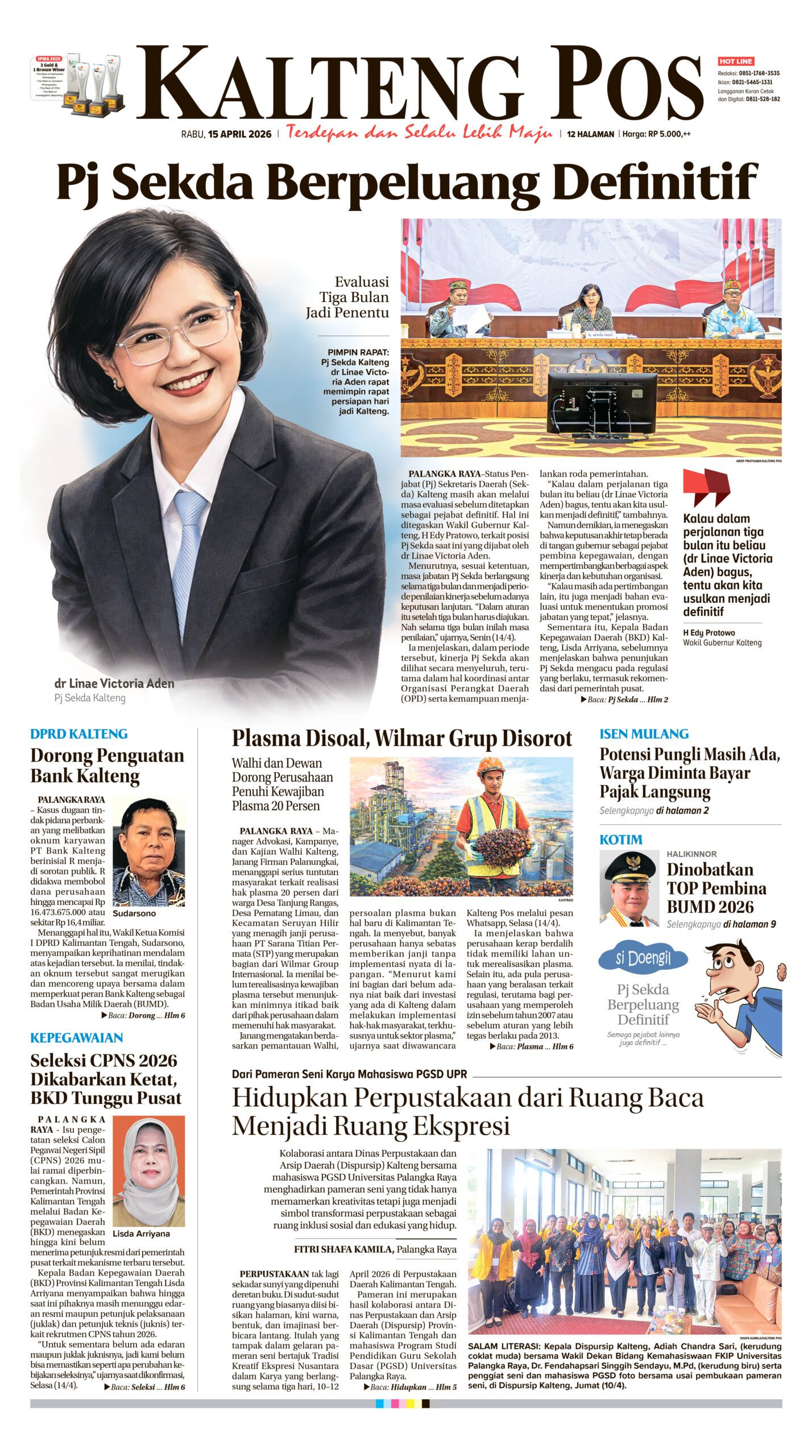 KALTENG POS 15 APRIL 2026.