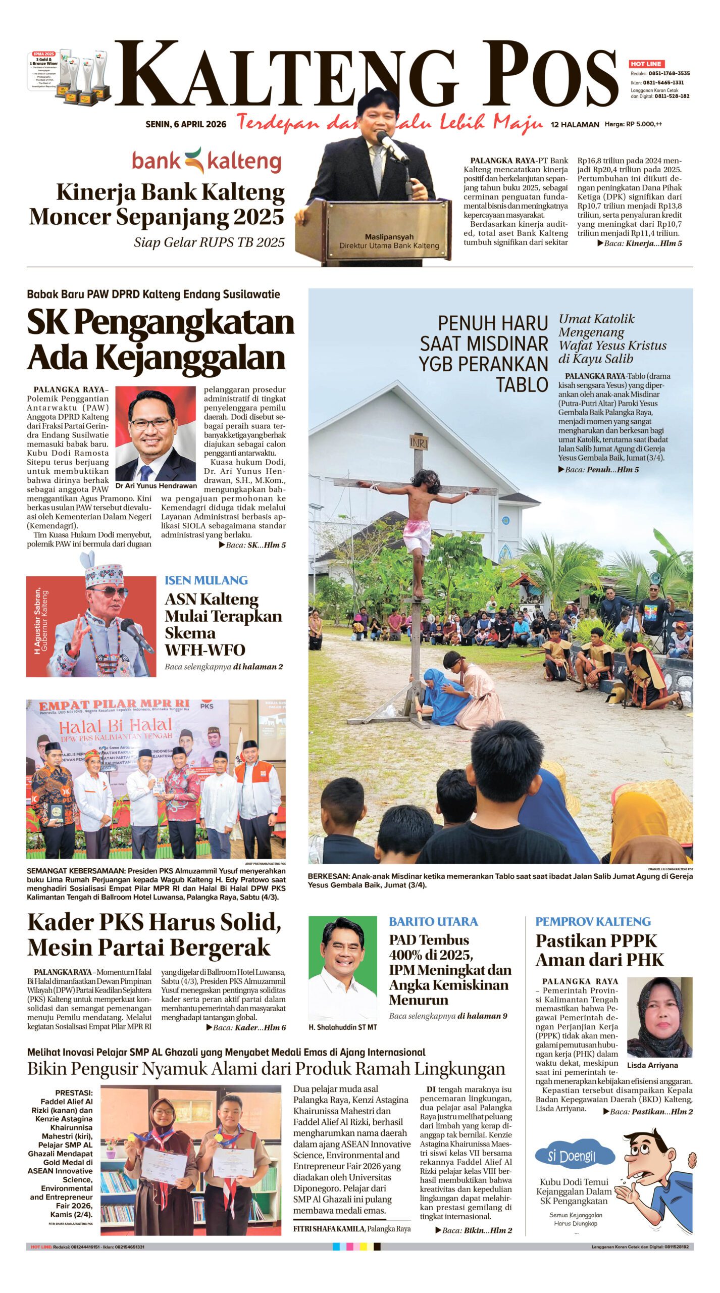 KALTENG POS 06 APRIL 2026