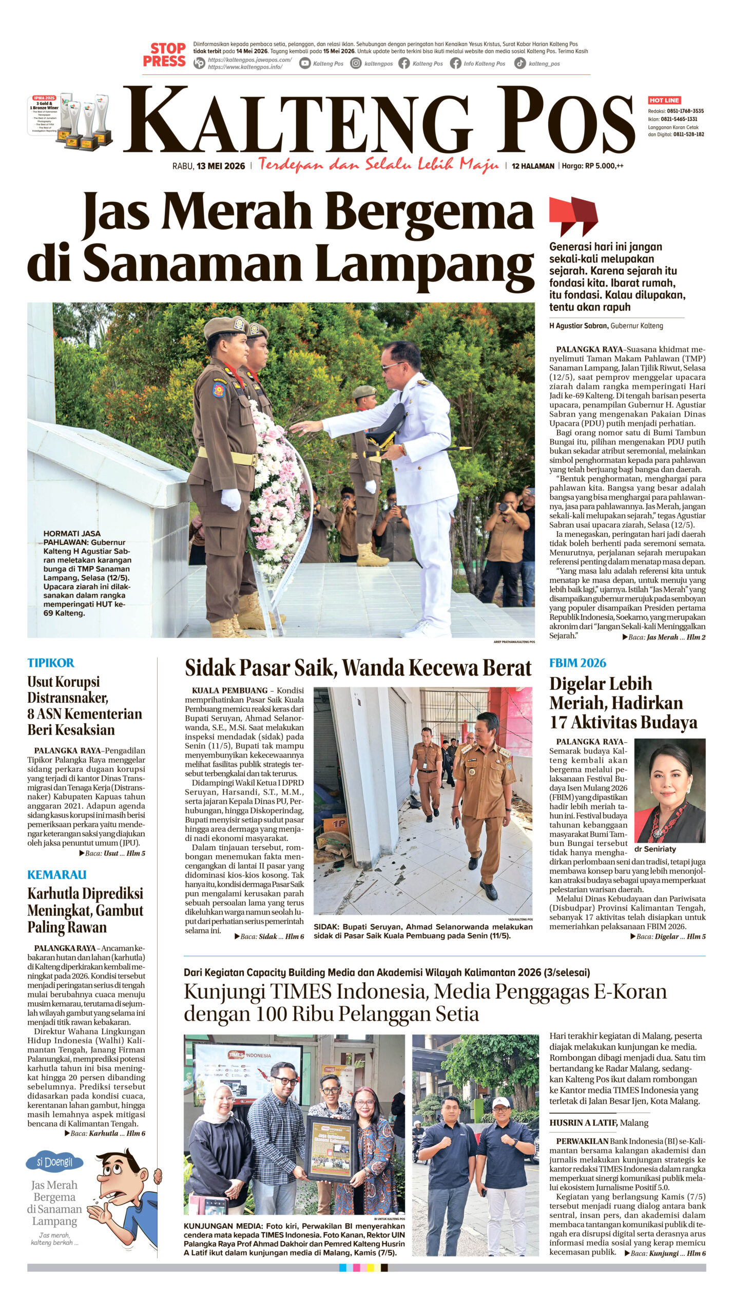 KALTENG POS 13 MEI 2026