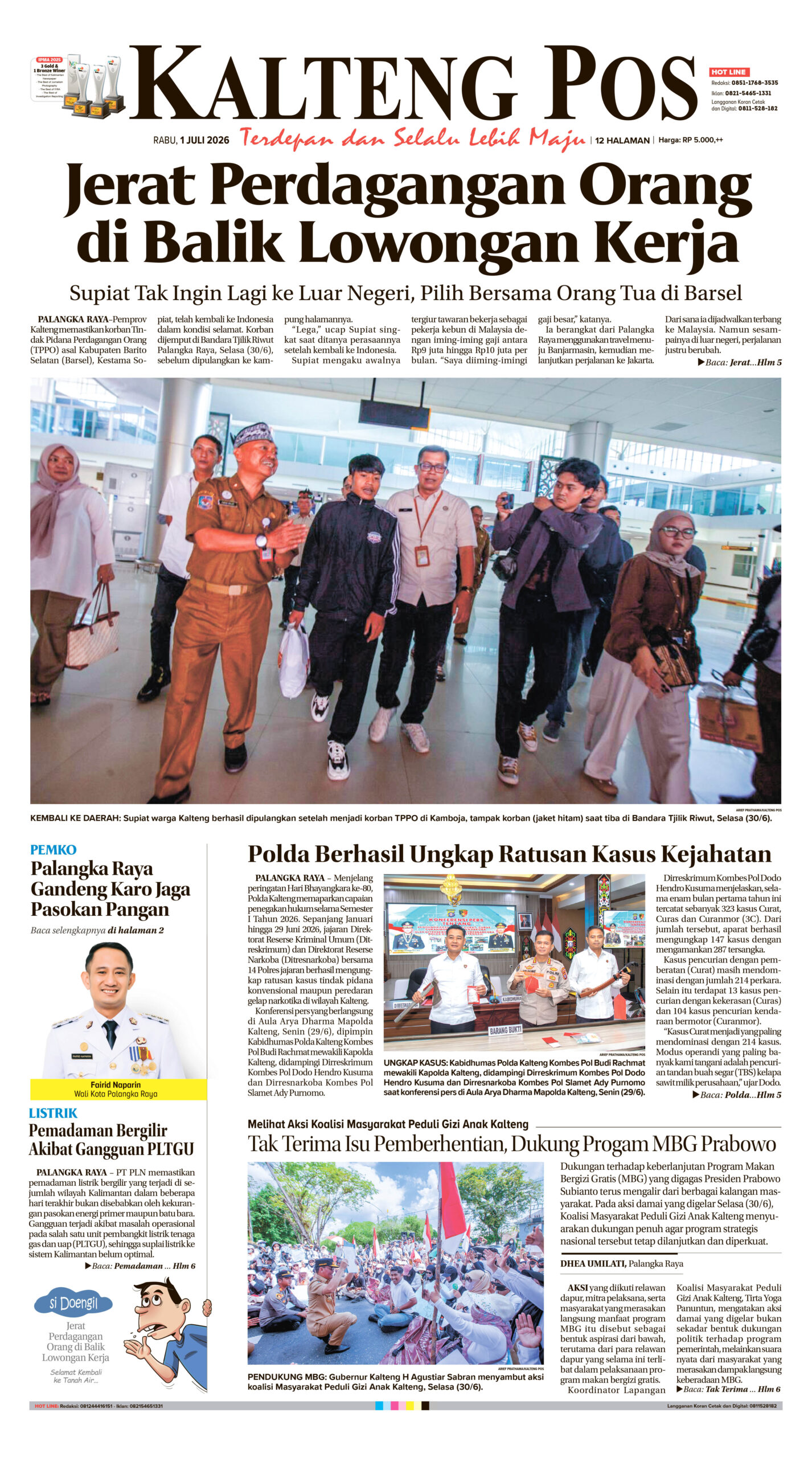 KALTENG POS 01 JULI 2026