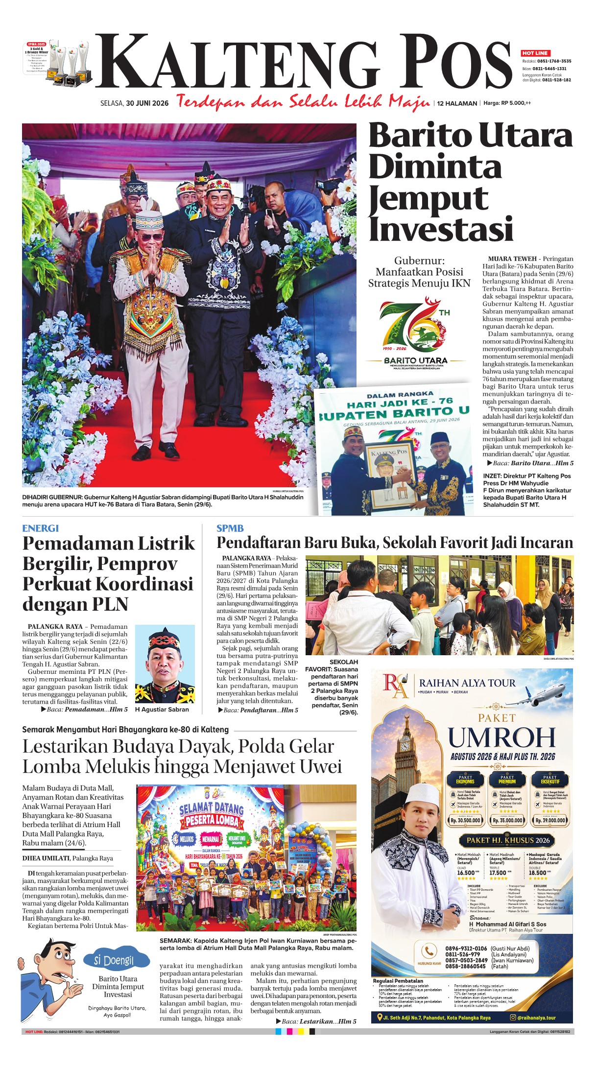 KALTENG POS 30 JUNI 2026
