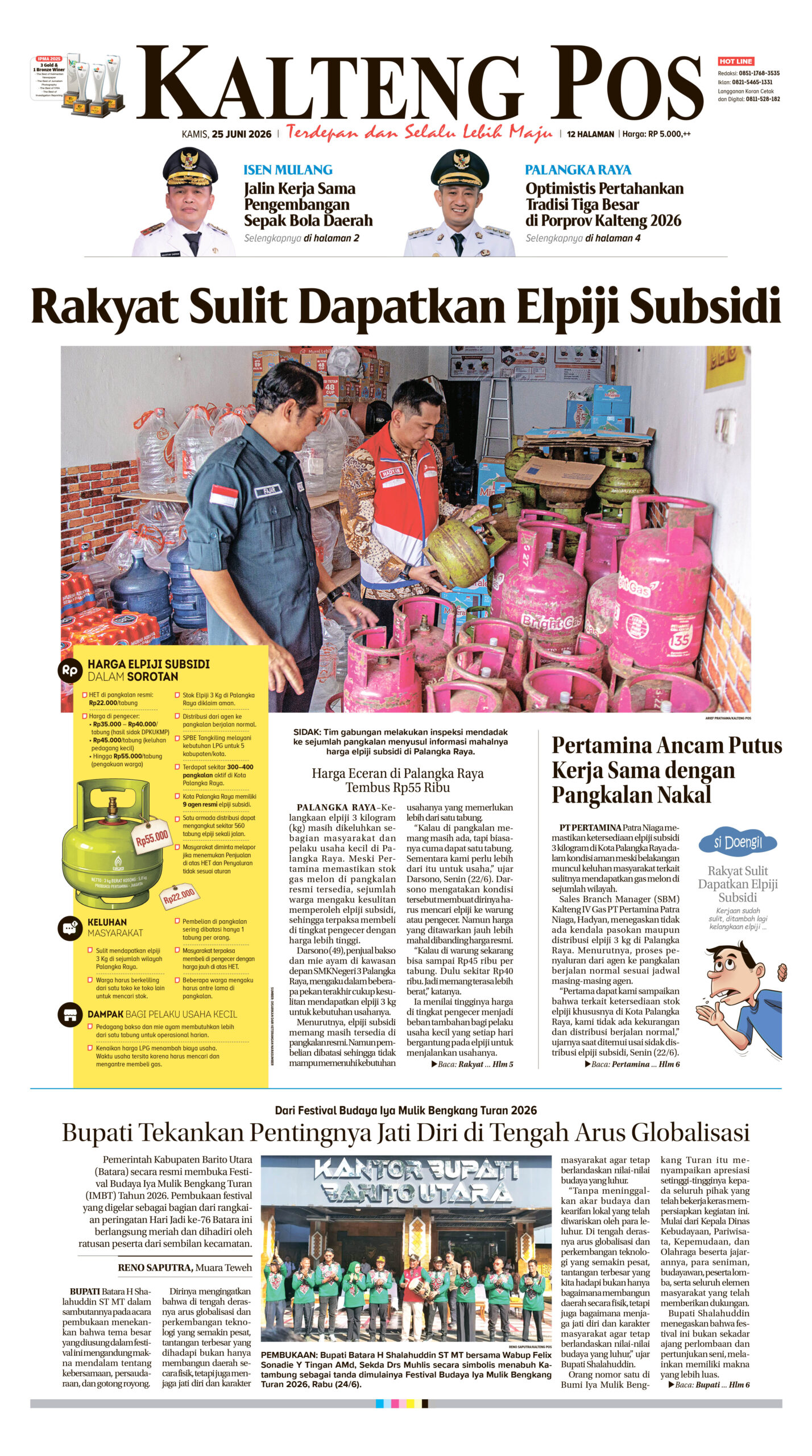 KALTENG POS 25 JUNI 2026