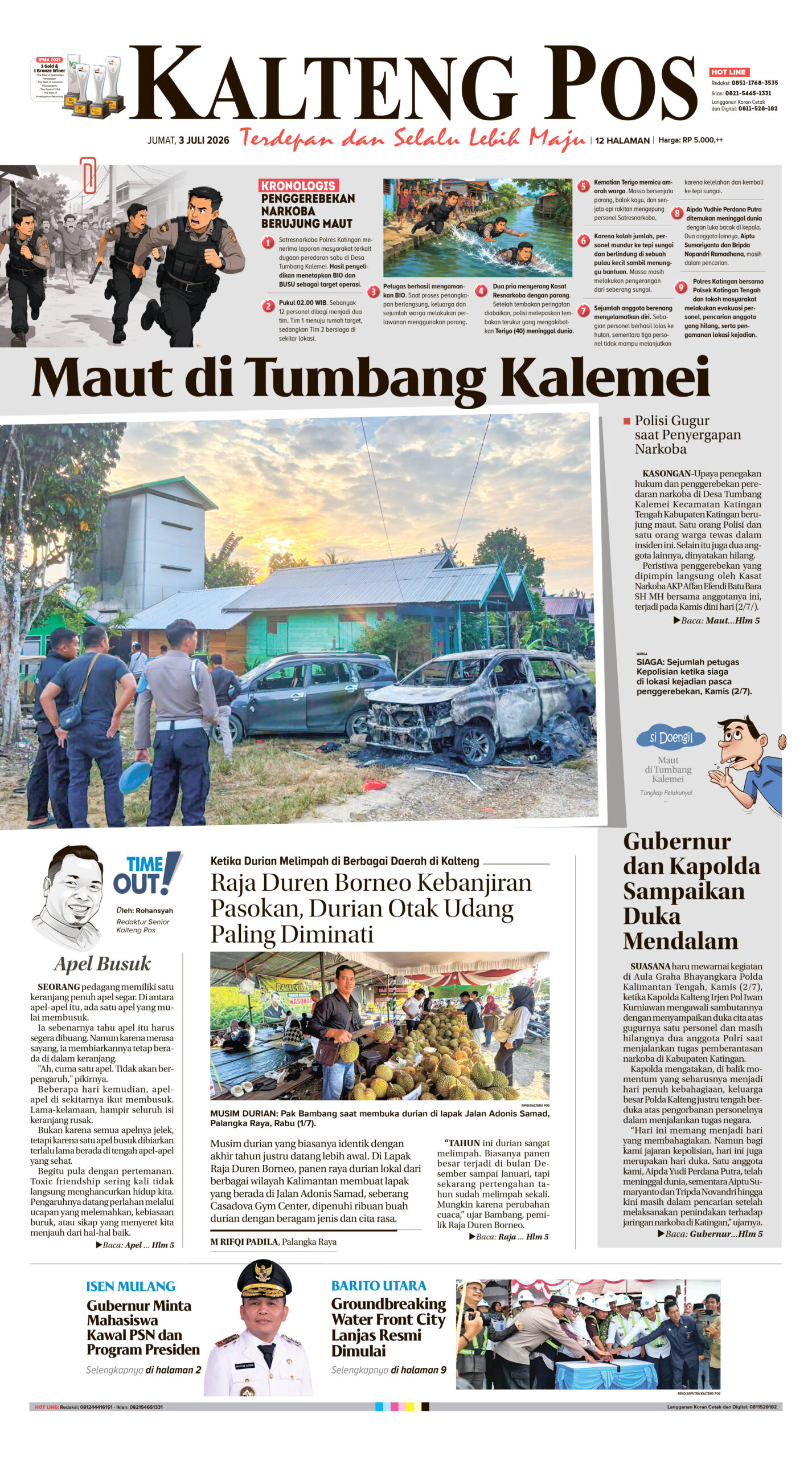 KALTENG POS 03 JULI 2026
