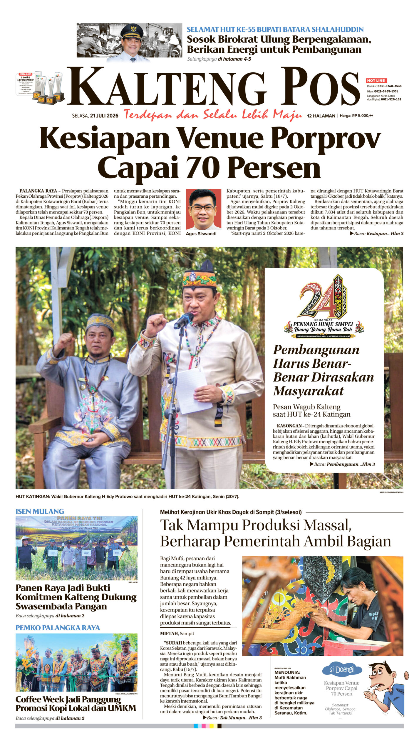 KALTENG POS 21 JULI 2026