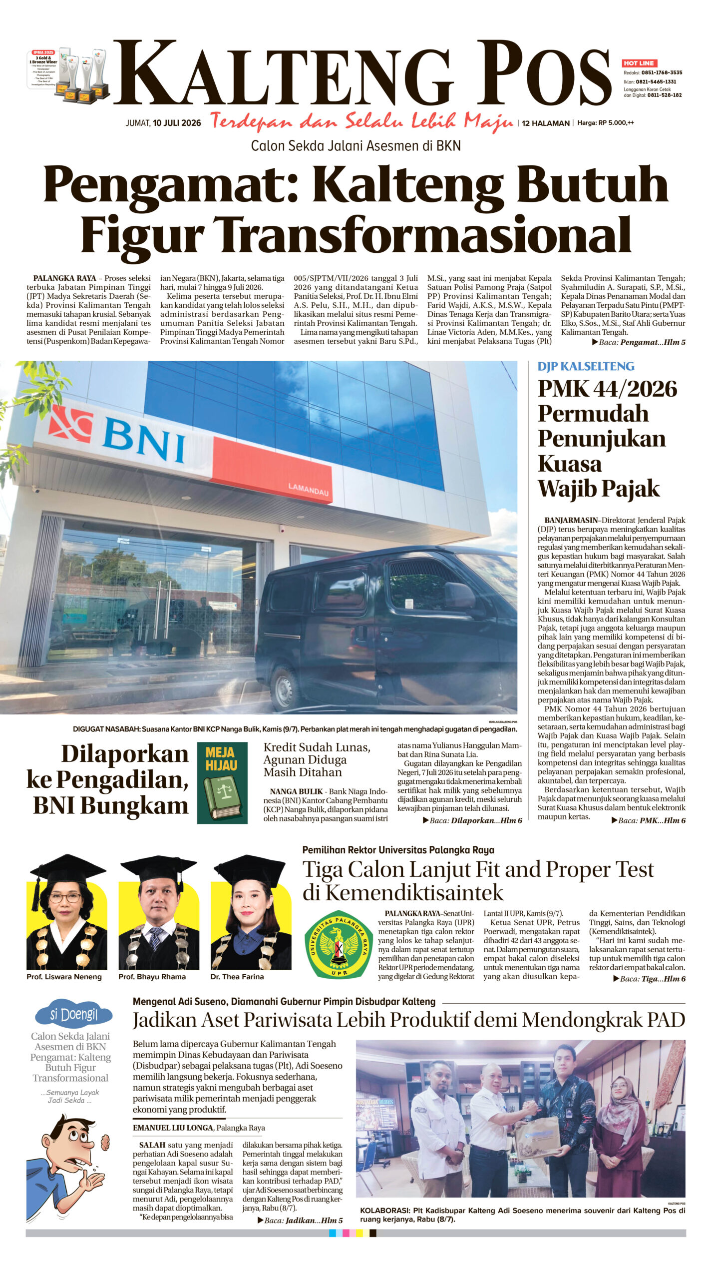 KALTENG POS 10 JULI 2026