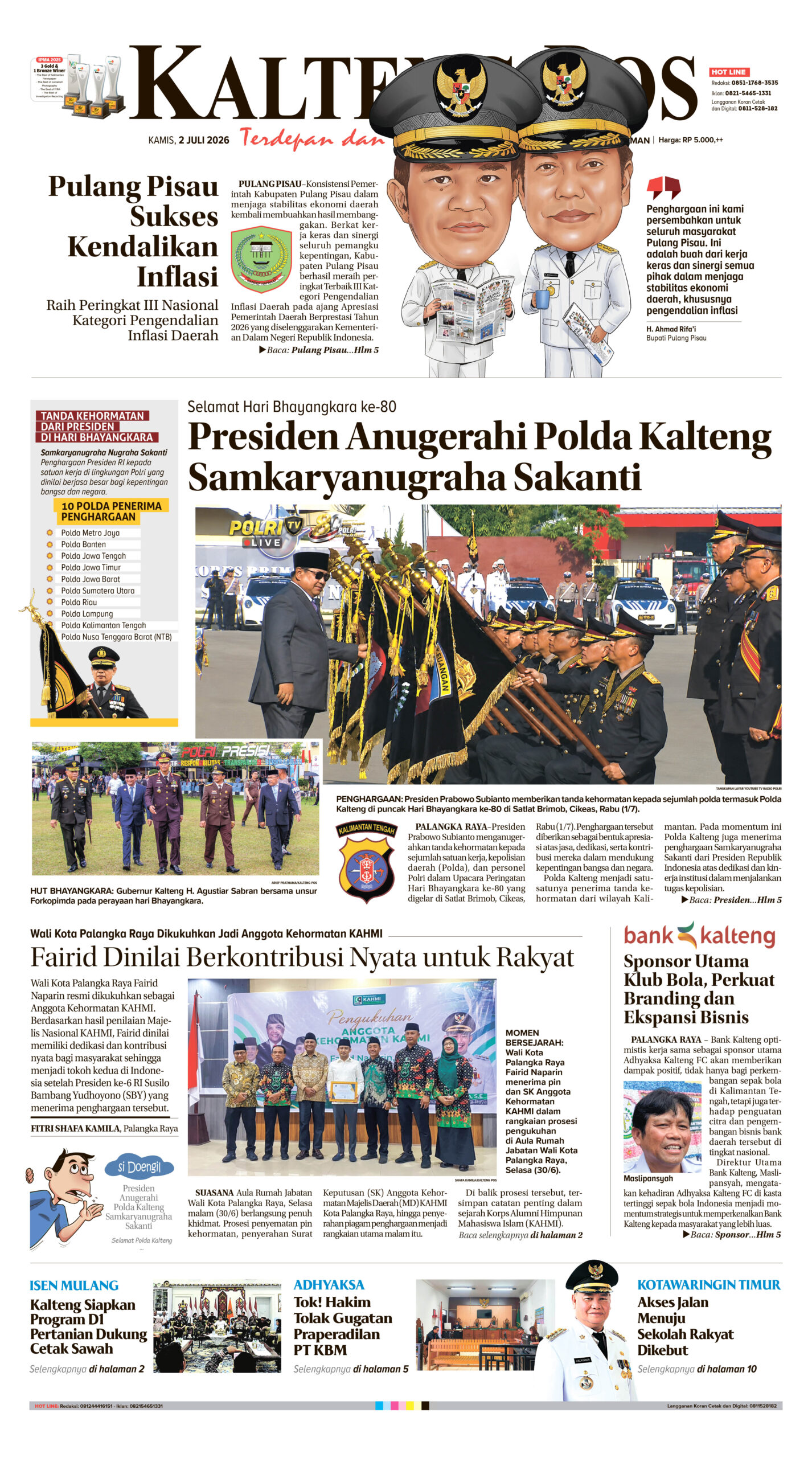 KALTENG POS 02 JULI 2026