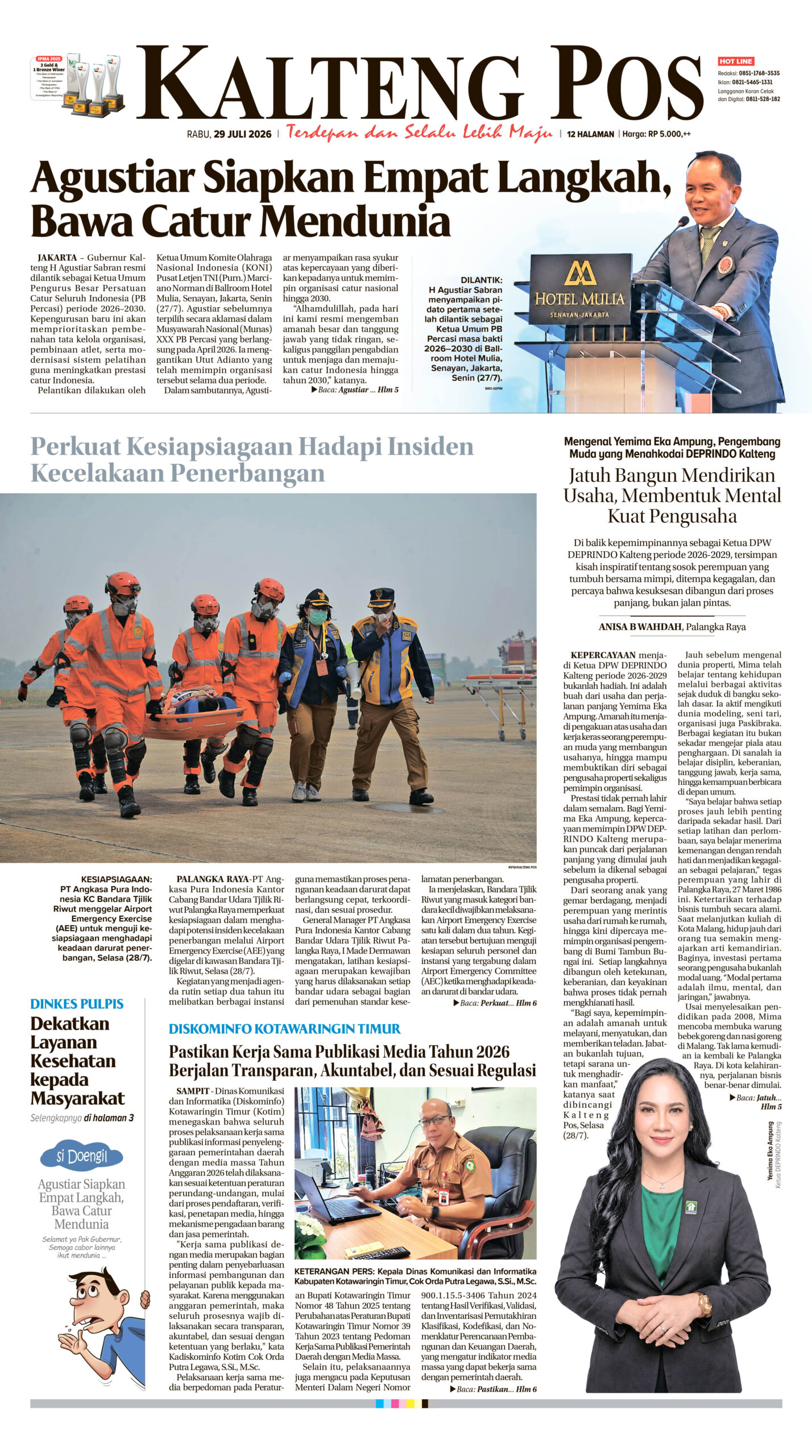 KALTENG POS 29 JULI 2026