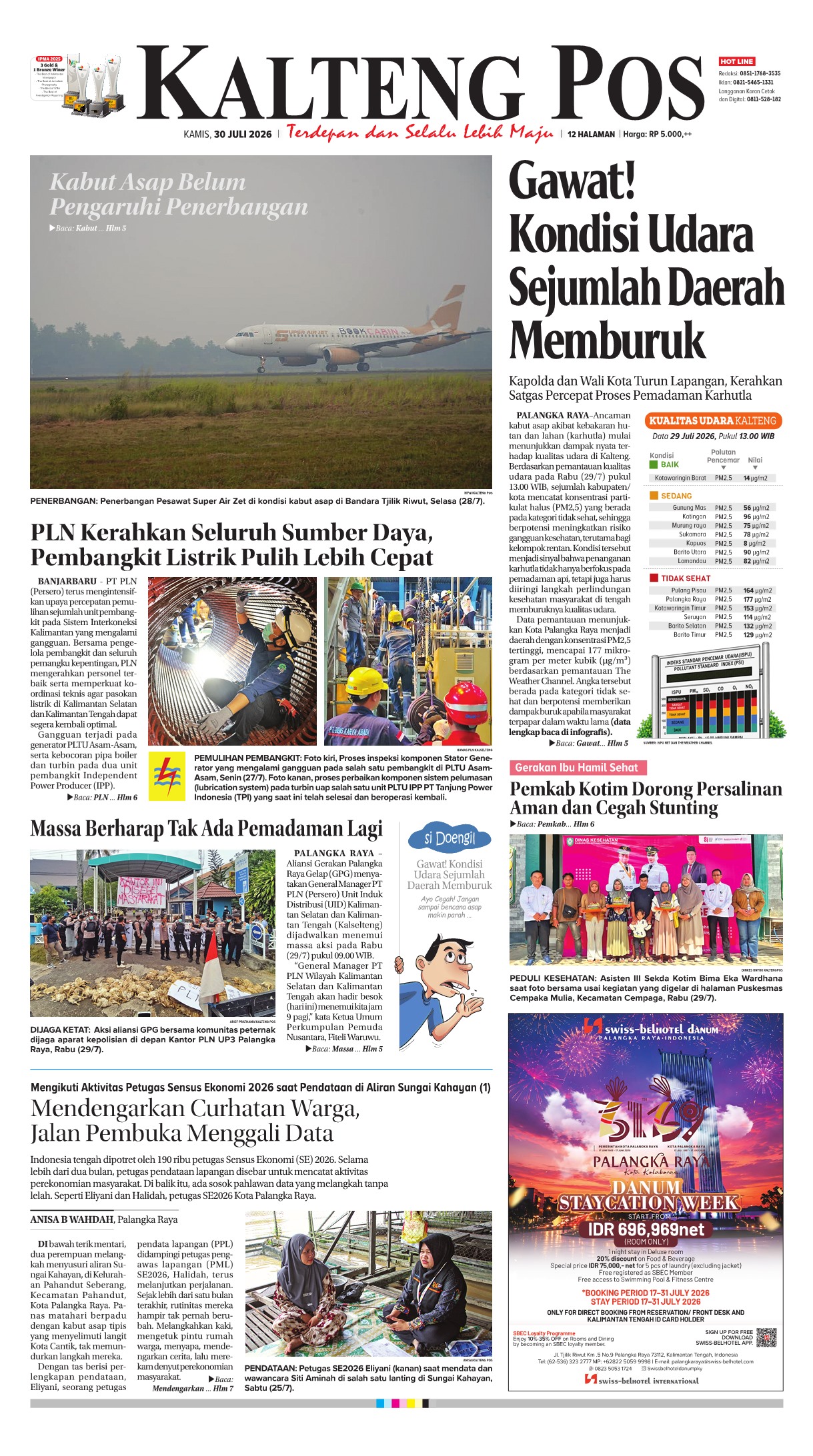 KALTENG POS 30 JULI 2026