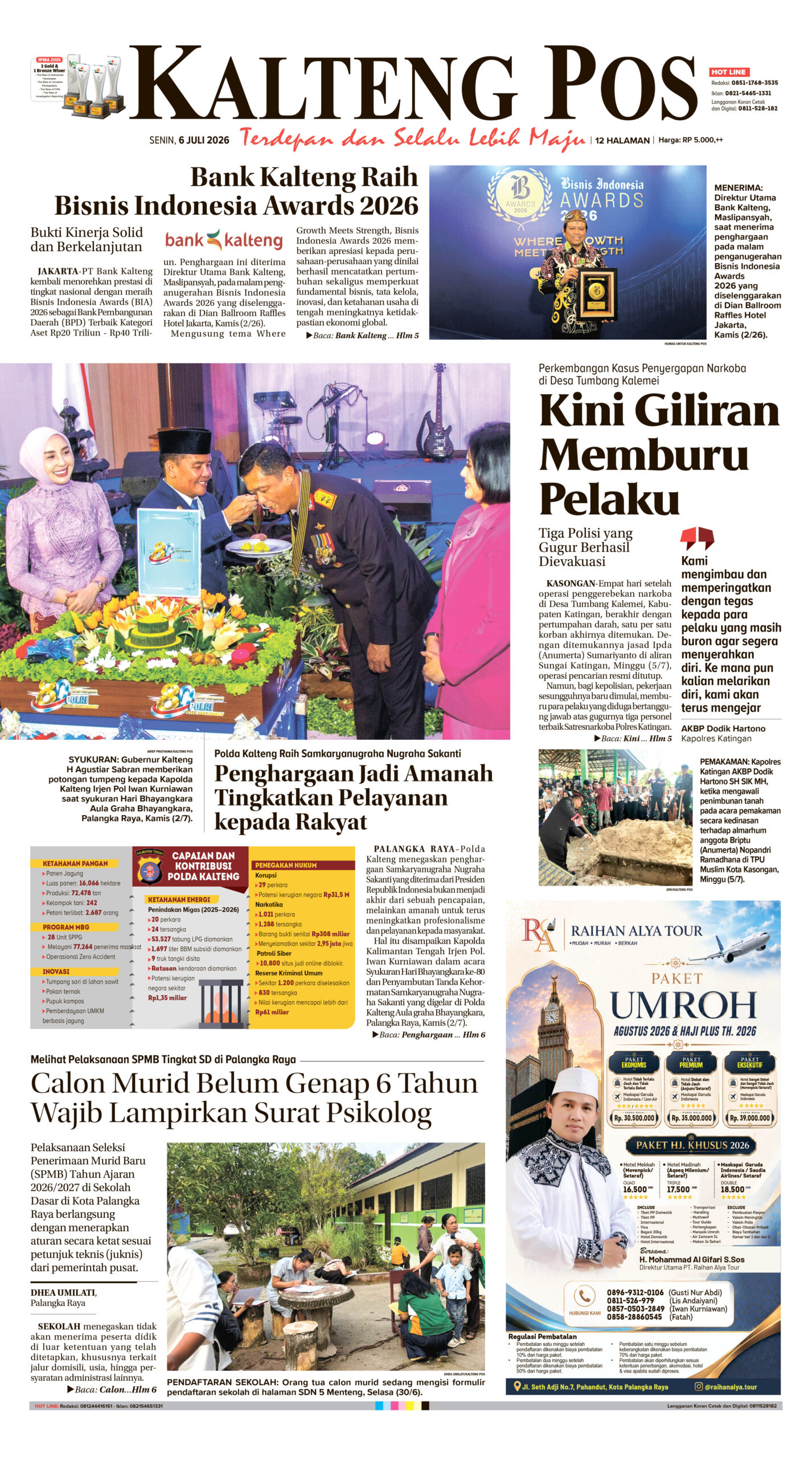 KALTENG POS 06 JULI 2026