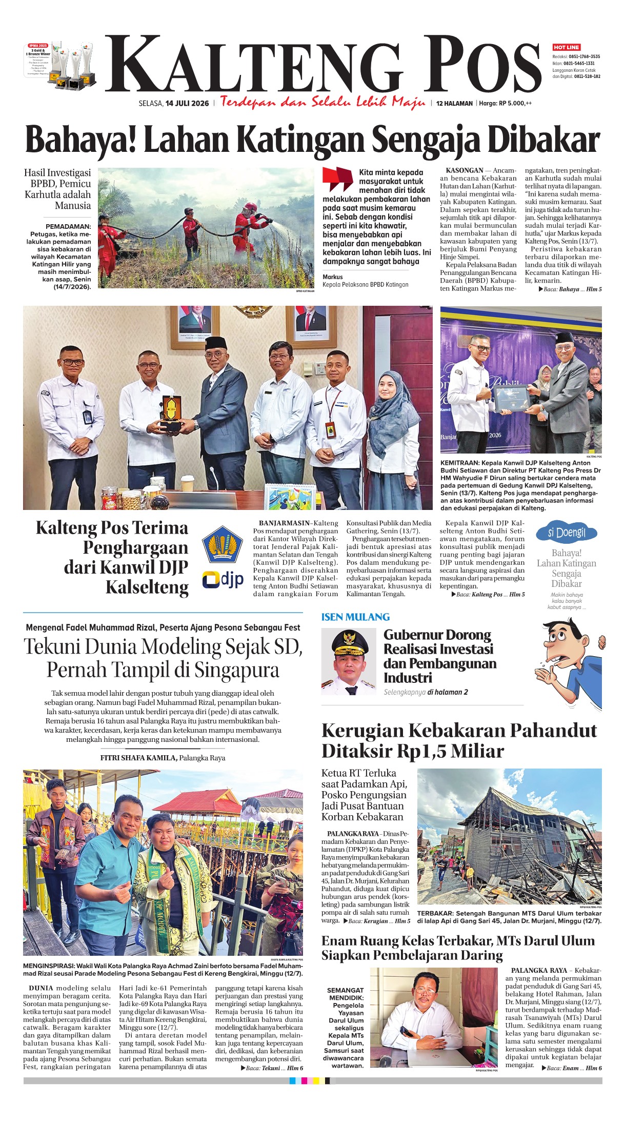 KALTENG POS 14 JULI 2026