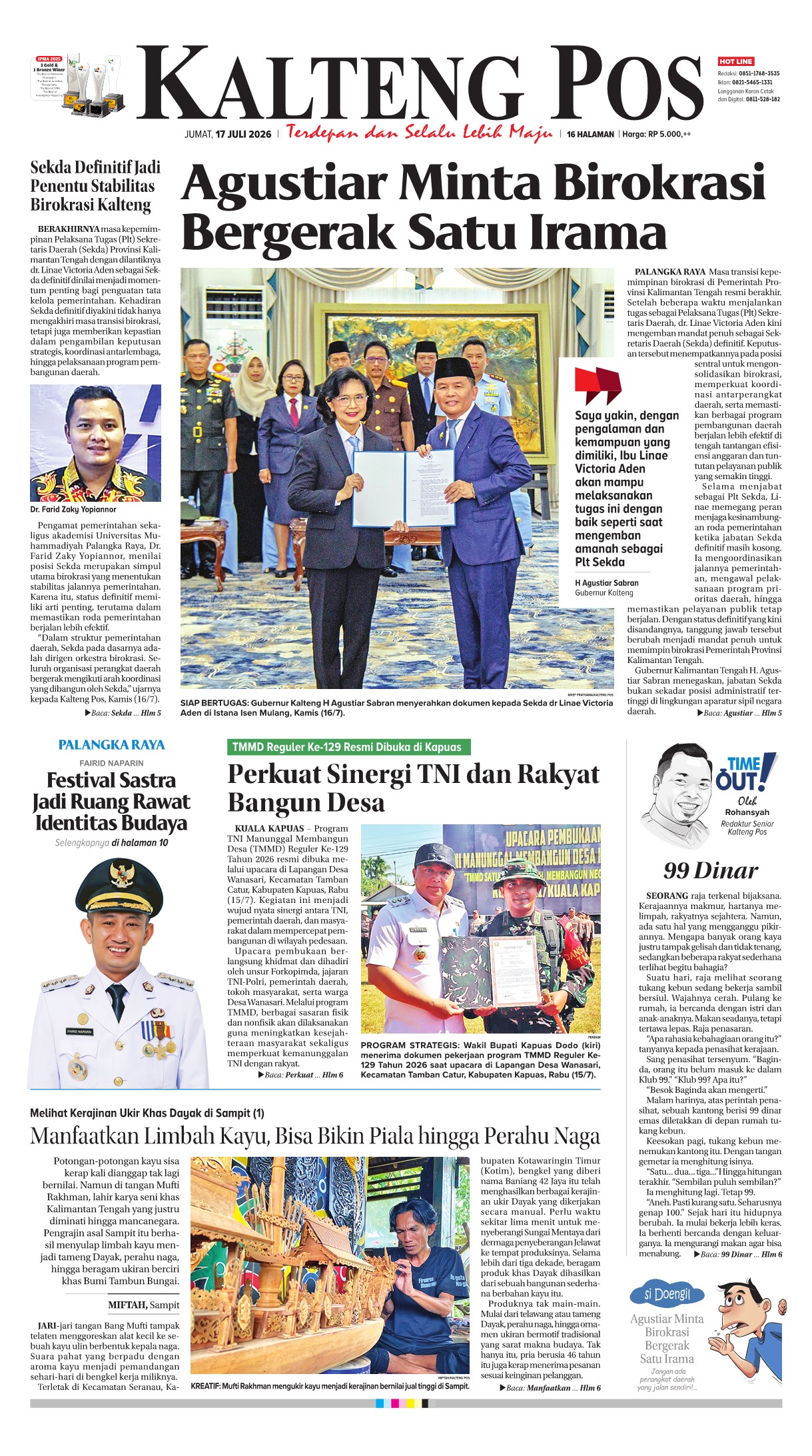KALTENG POS 17 JULI 2026