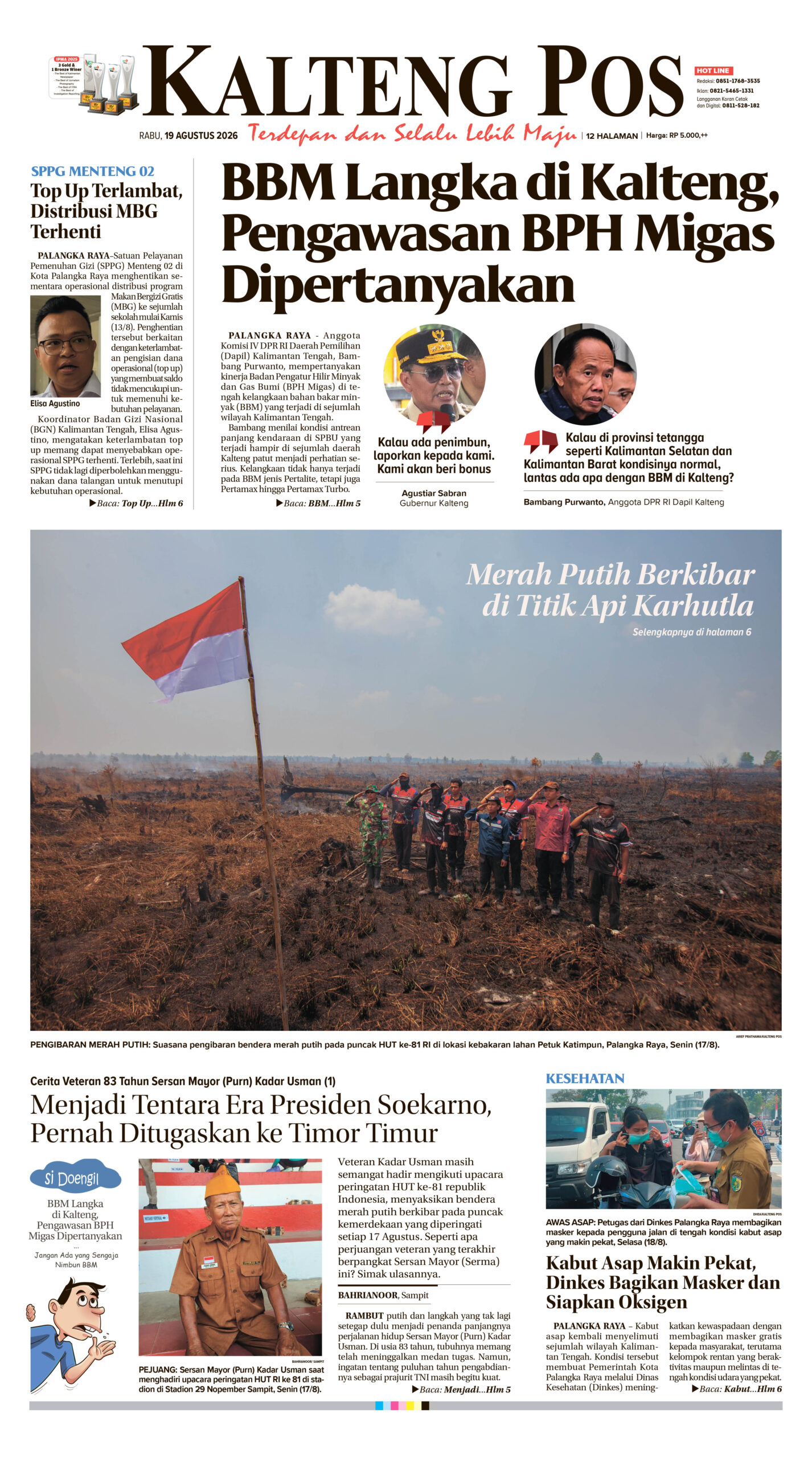 KALTENG POS 19 AGUSTUS 2026