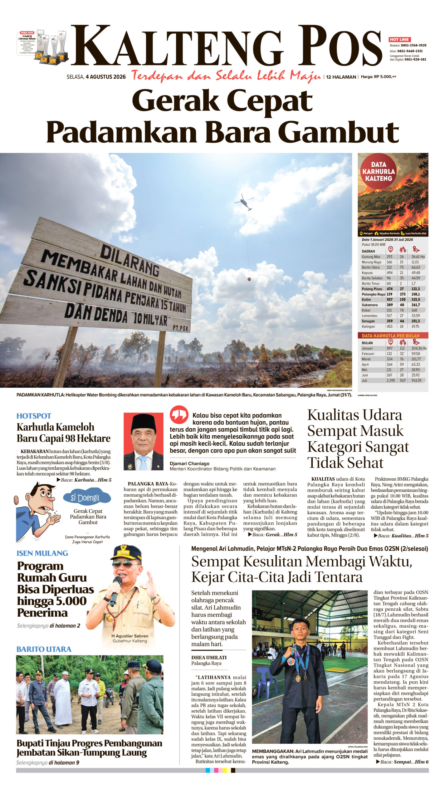 KALTENG POS 04 AGUSTUS 2026