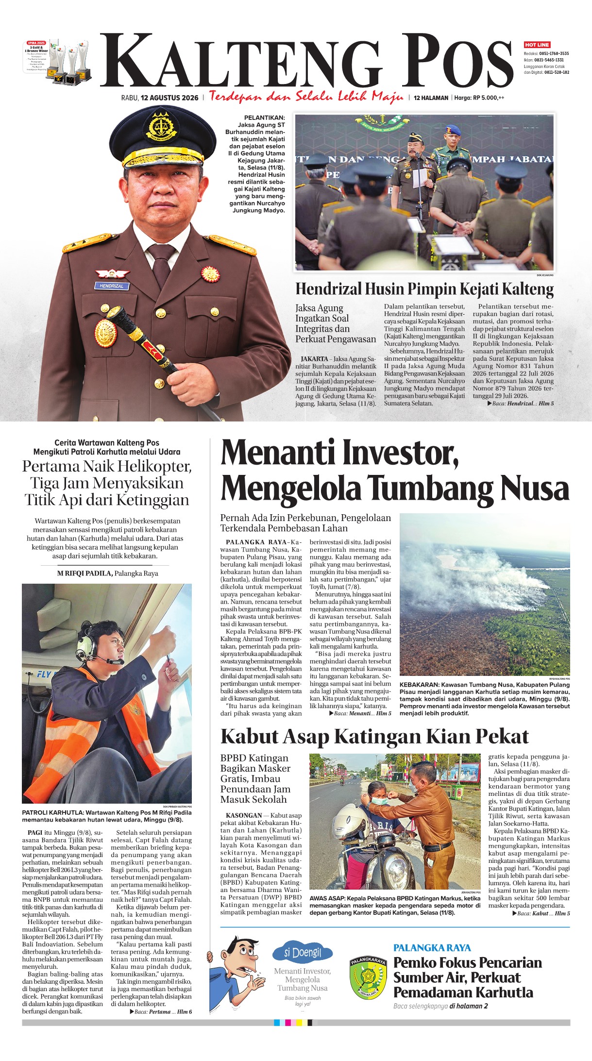 KALTENG POS 12 AGUSTUS 2026