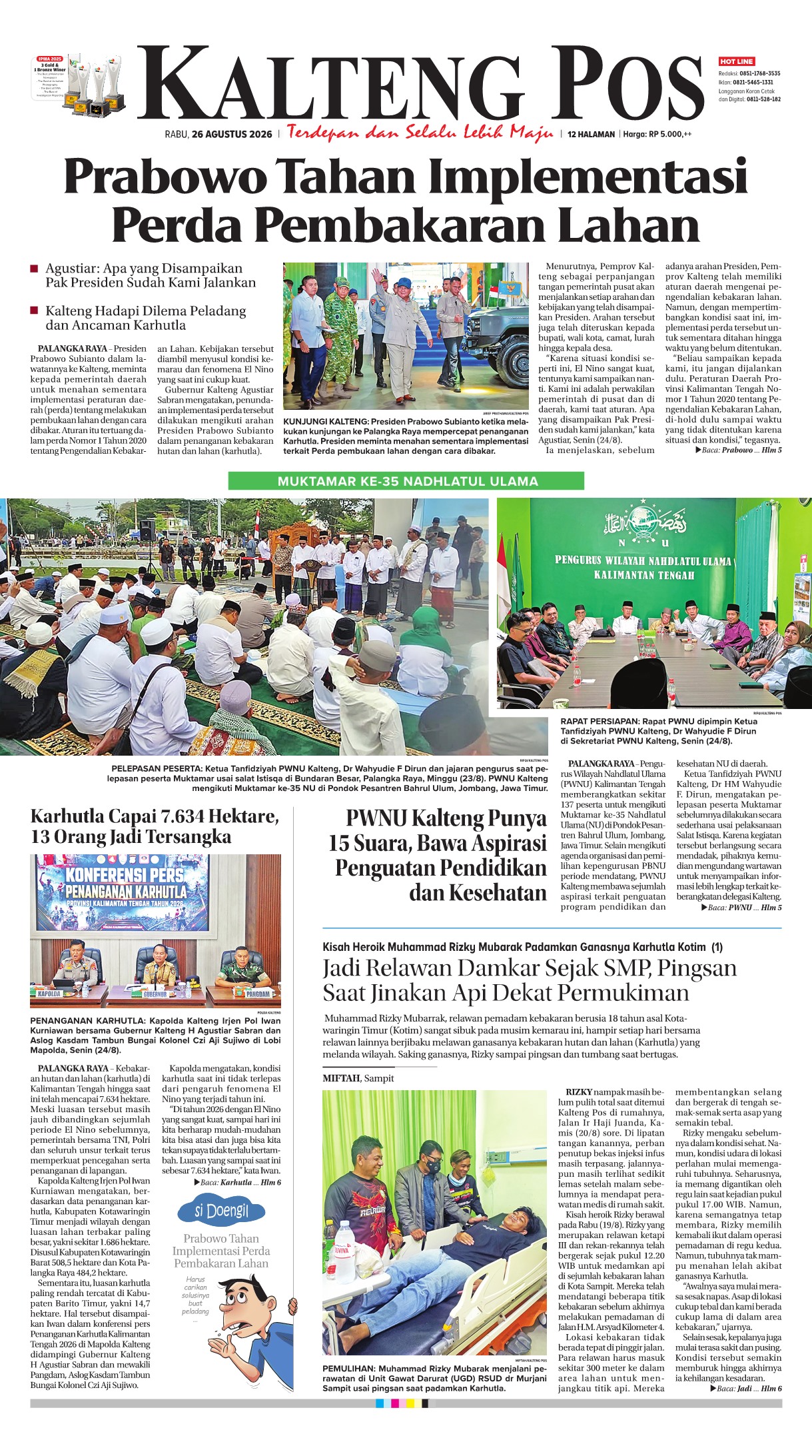 KALTENG POS 26 AGUSTUS 2026