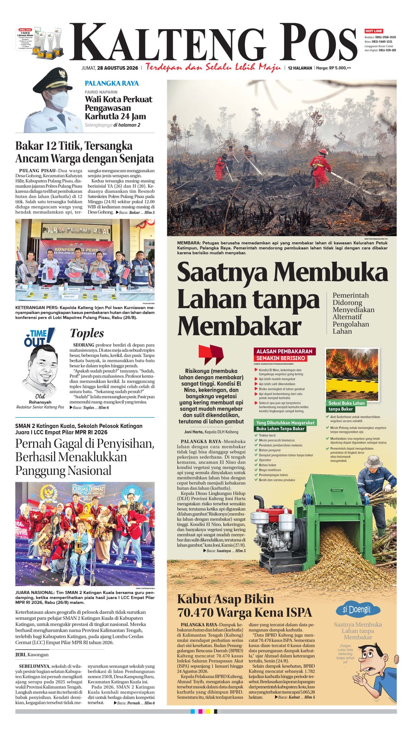 KALTENG POS 28 AGUSTUS 2026
