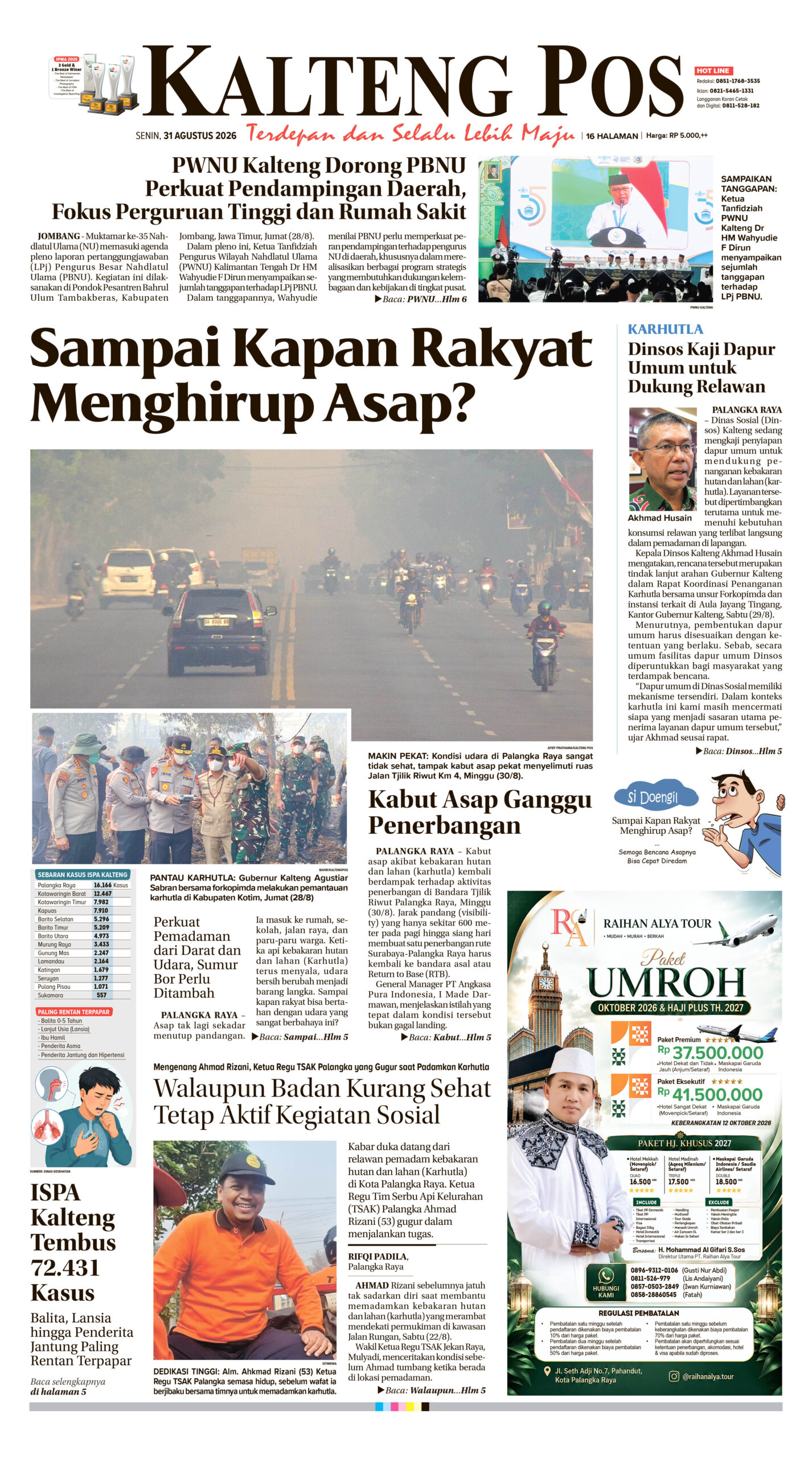 KALTENG POS 31 AGUSTUS 2026