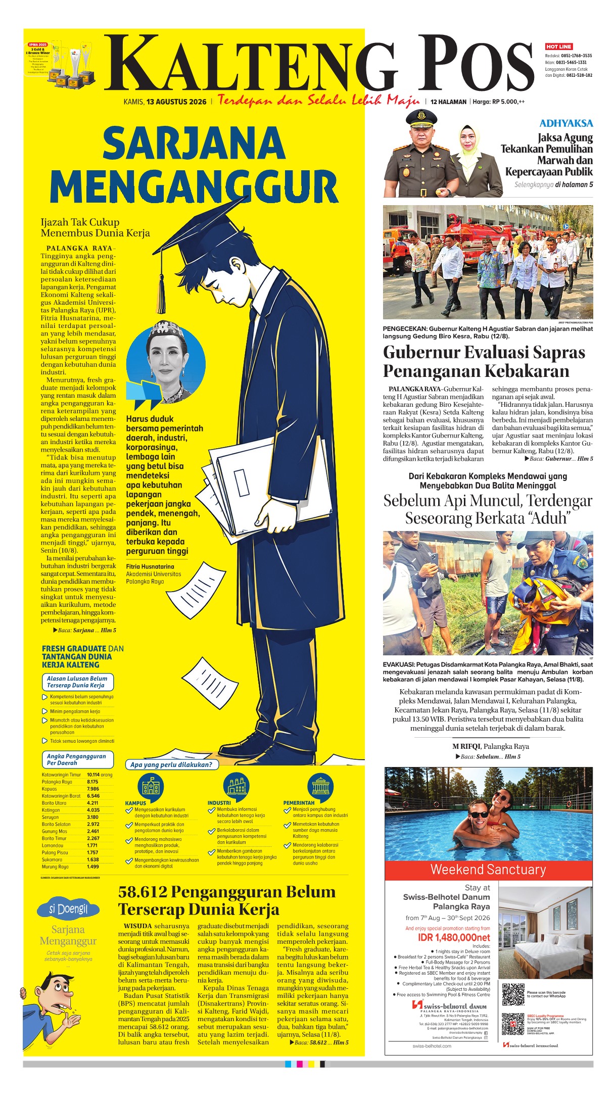 KALTENG POS 13 AGUSTUS 2026