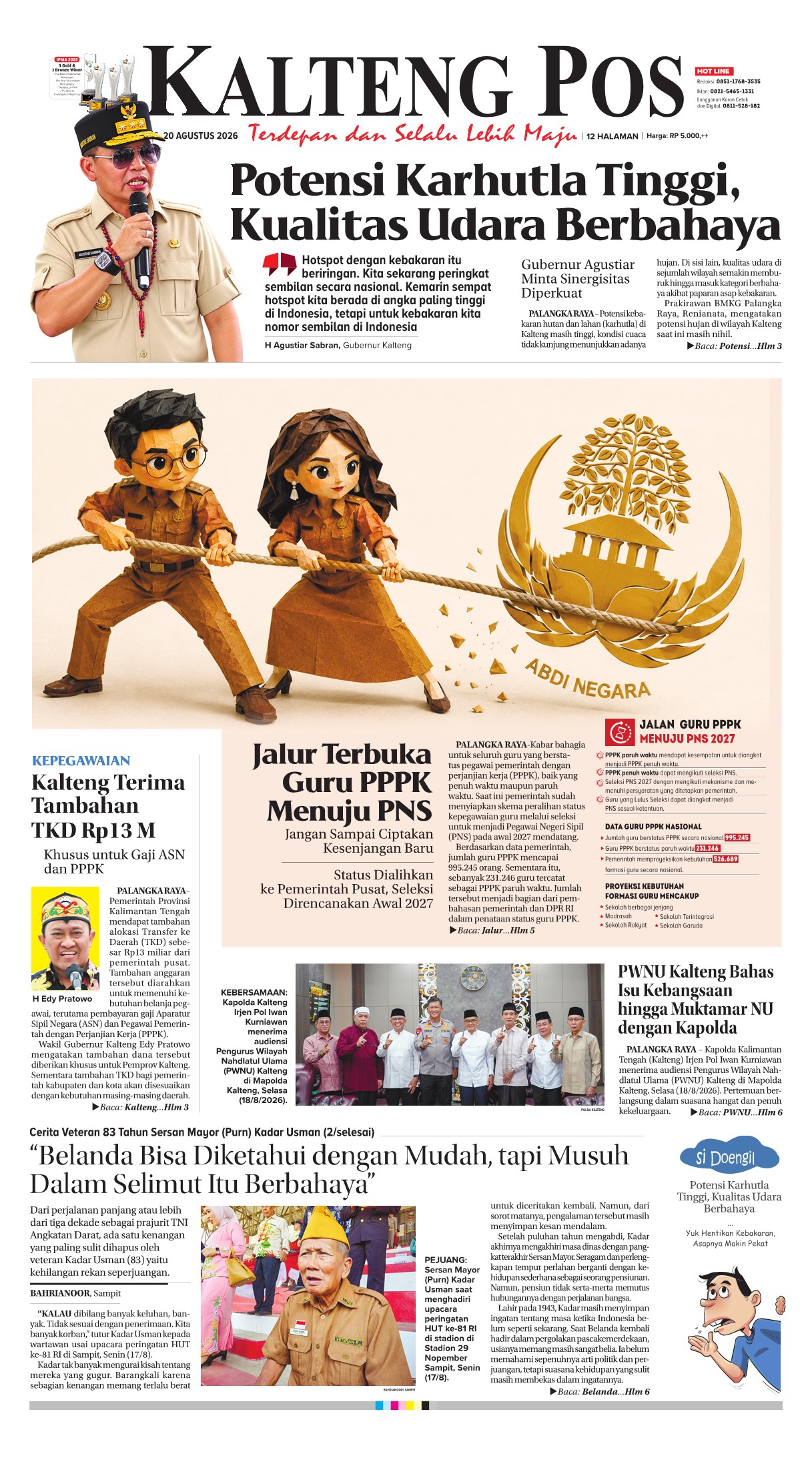 KALTENG POS 20 AGUSTUS 2026