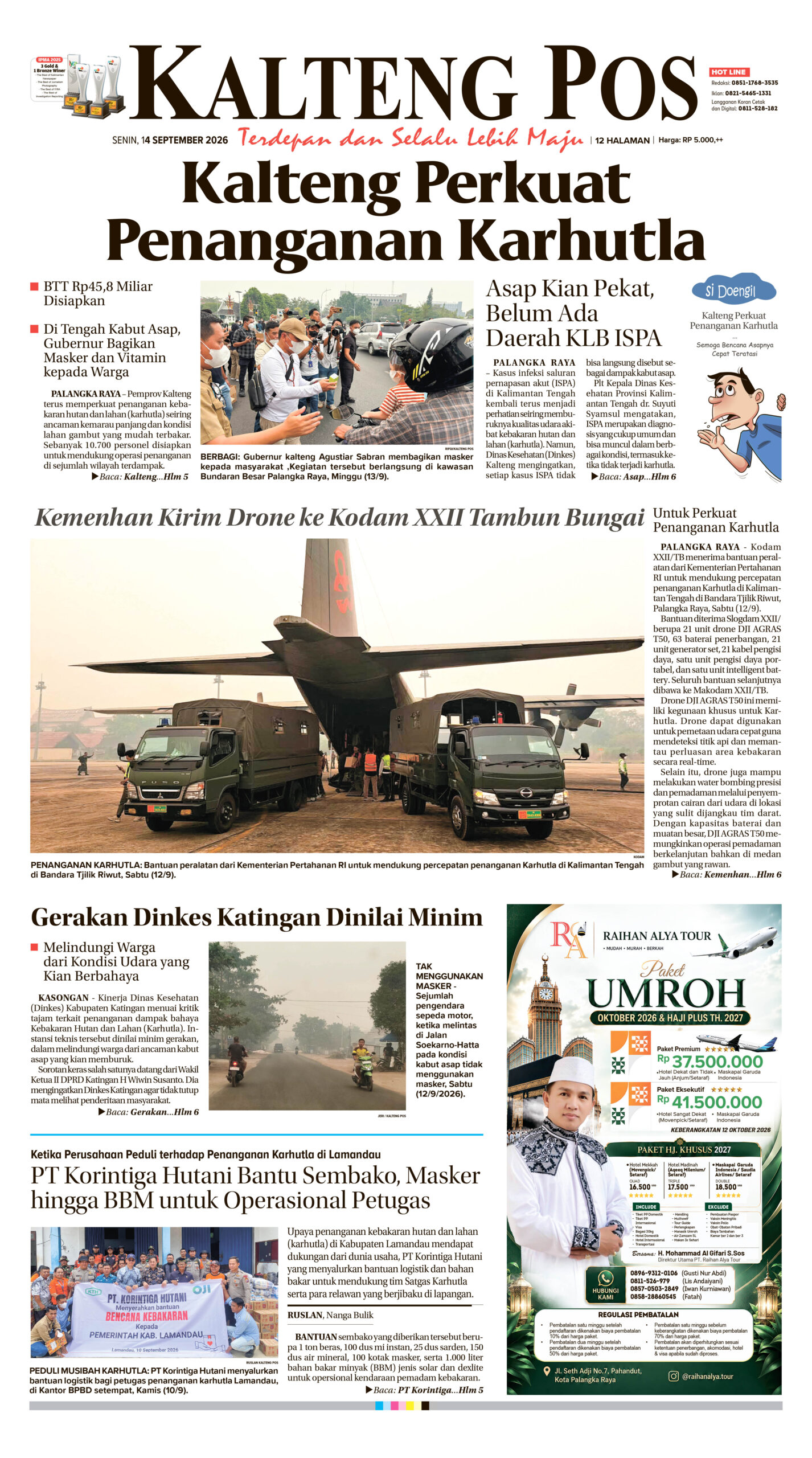 KALTENG POS 14 SEPTEMBER 2026