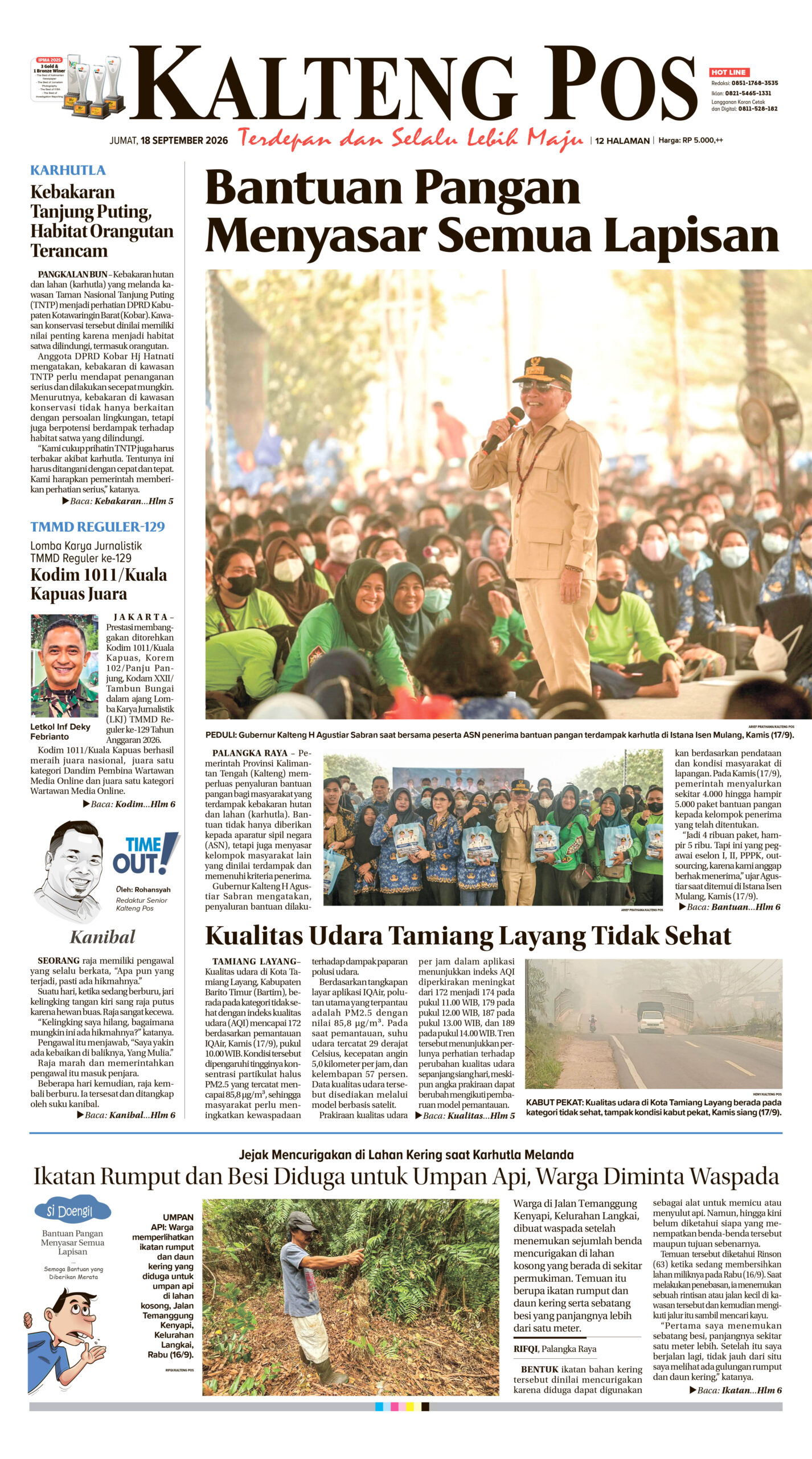KALTENG POS 18 SEPTEMBER 2026