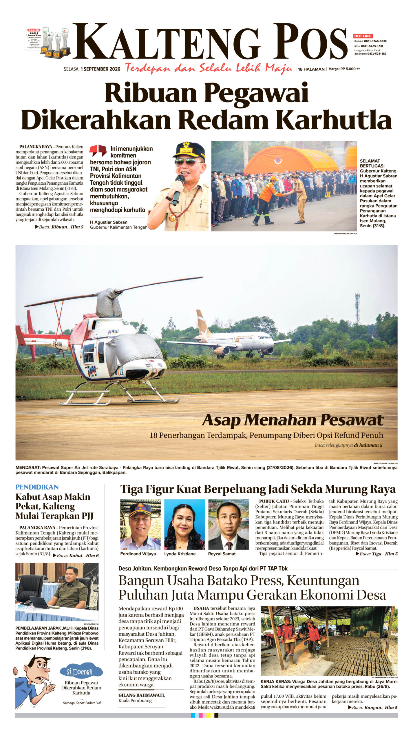 KALTENG POS 01 SEPTEMBER 2026