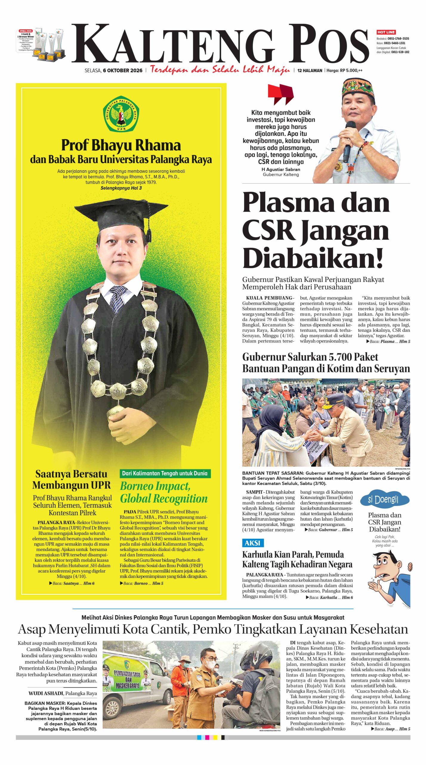 KALTENG POS 6 OKTOBER 2026