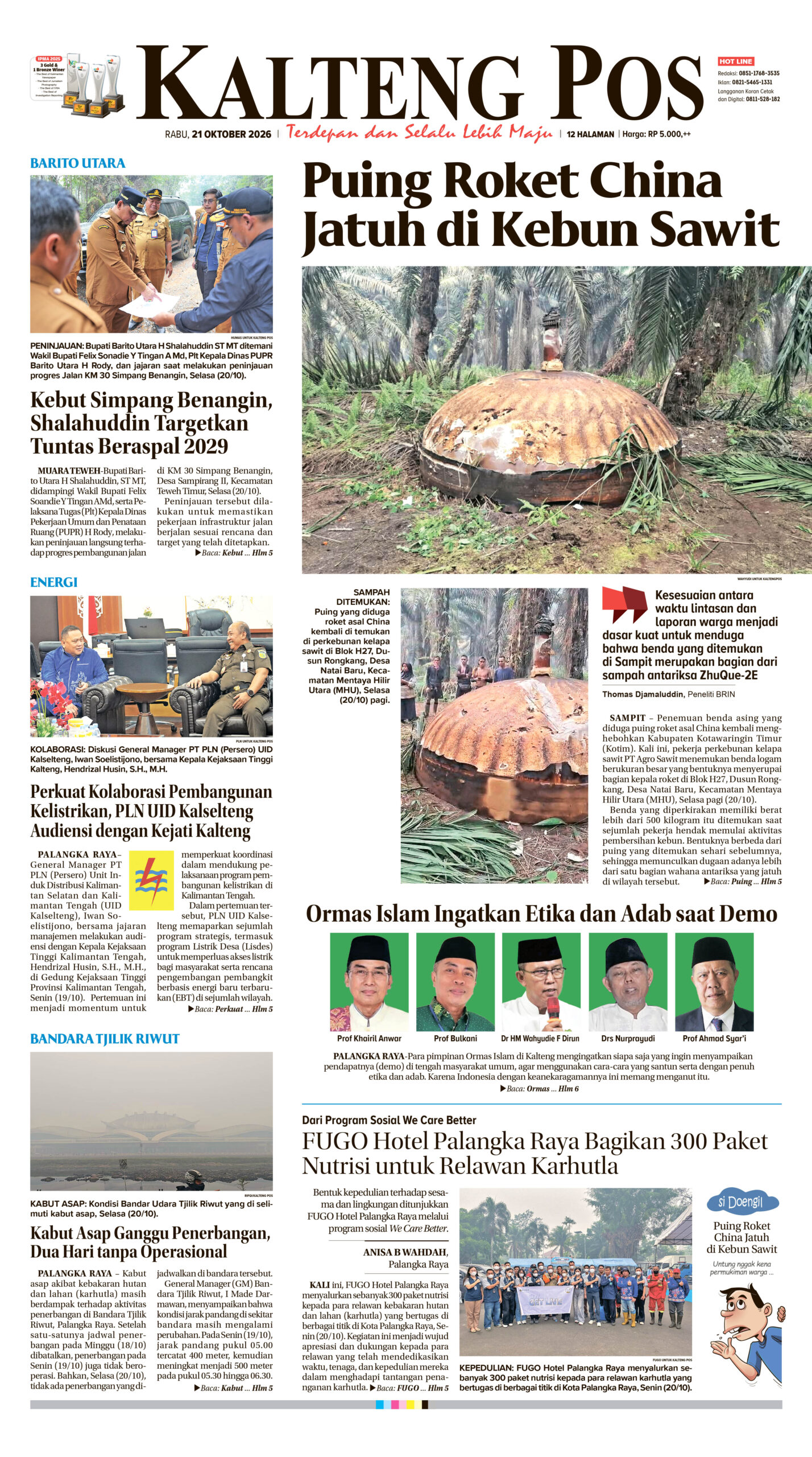 KALTENG POS 21 OKTOBER 2026