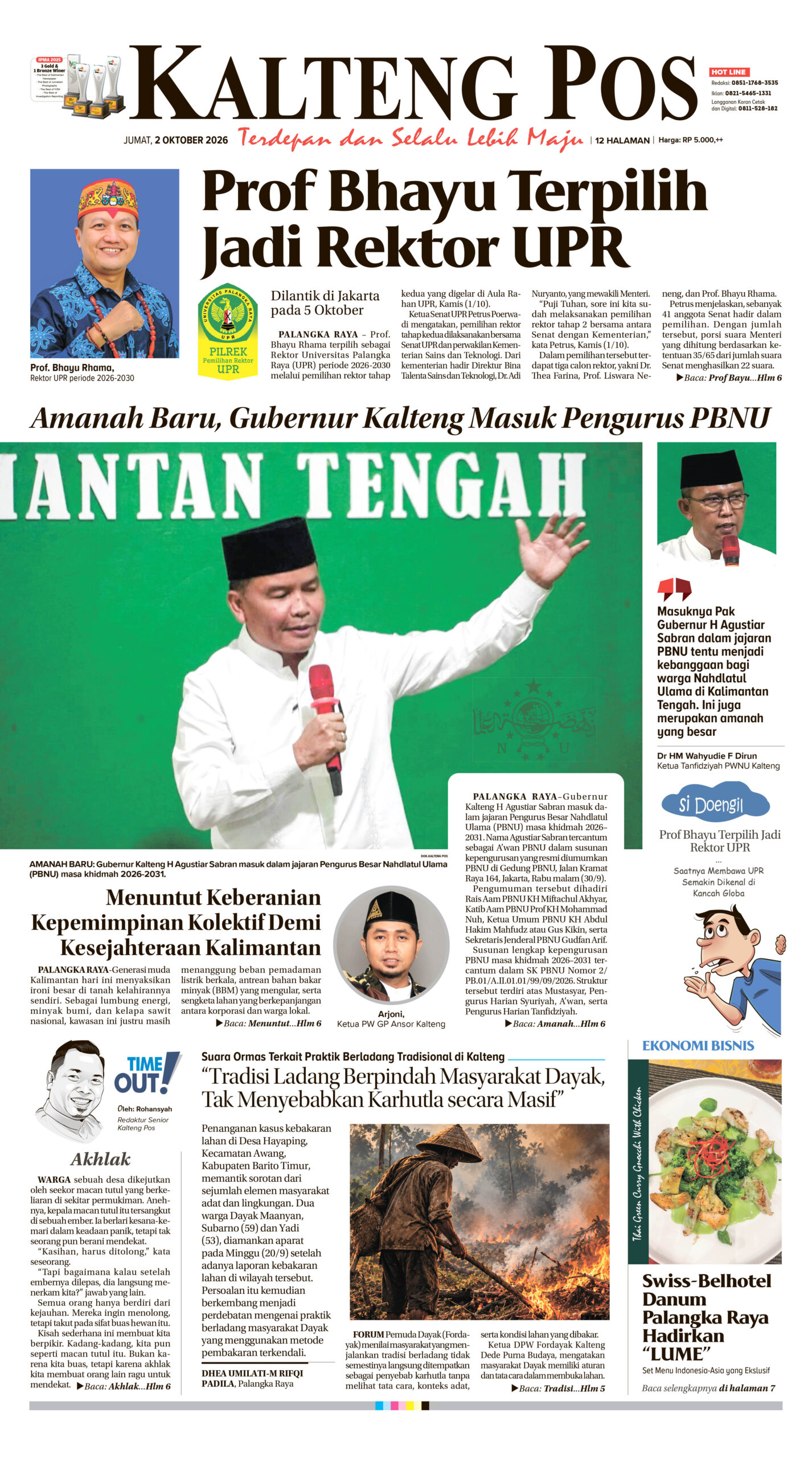 KALTENG POS 02 OKTOBER 2026