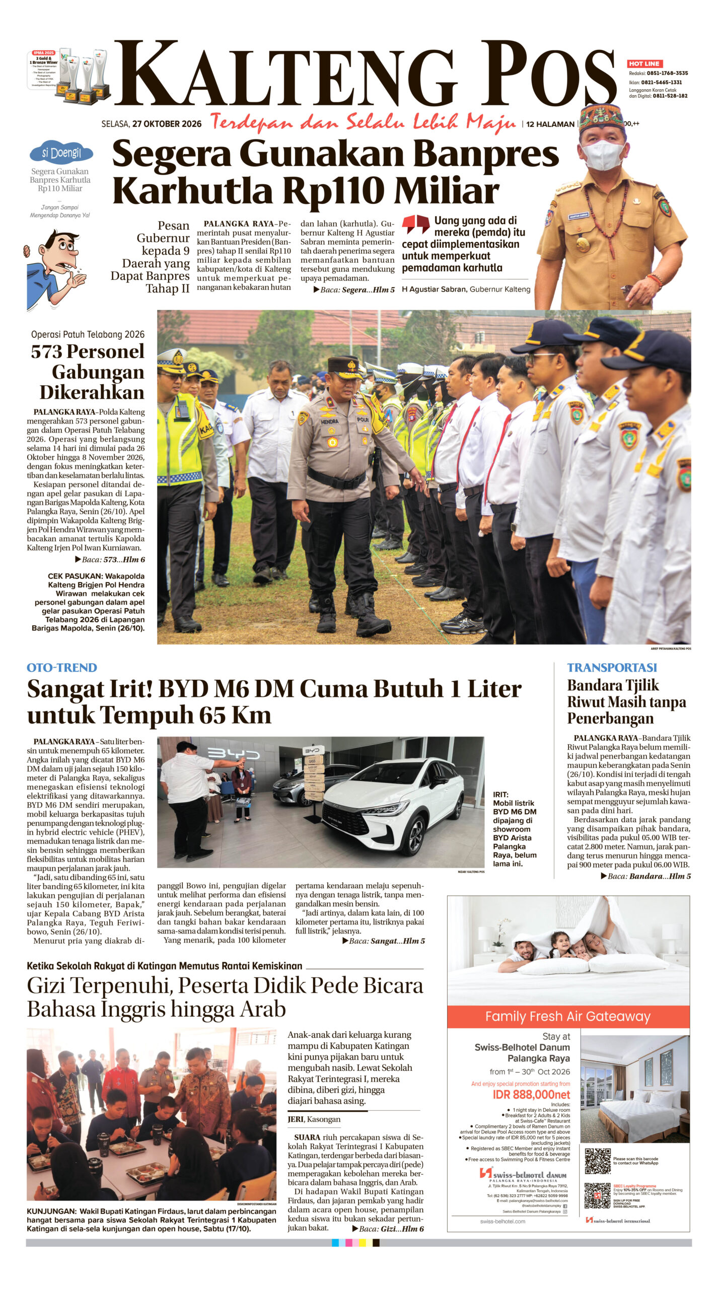 KALTENG POS 27 OKTOBER 2026