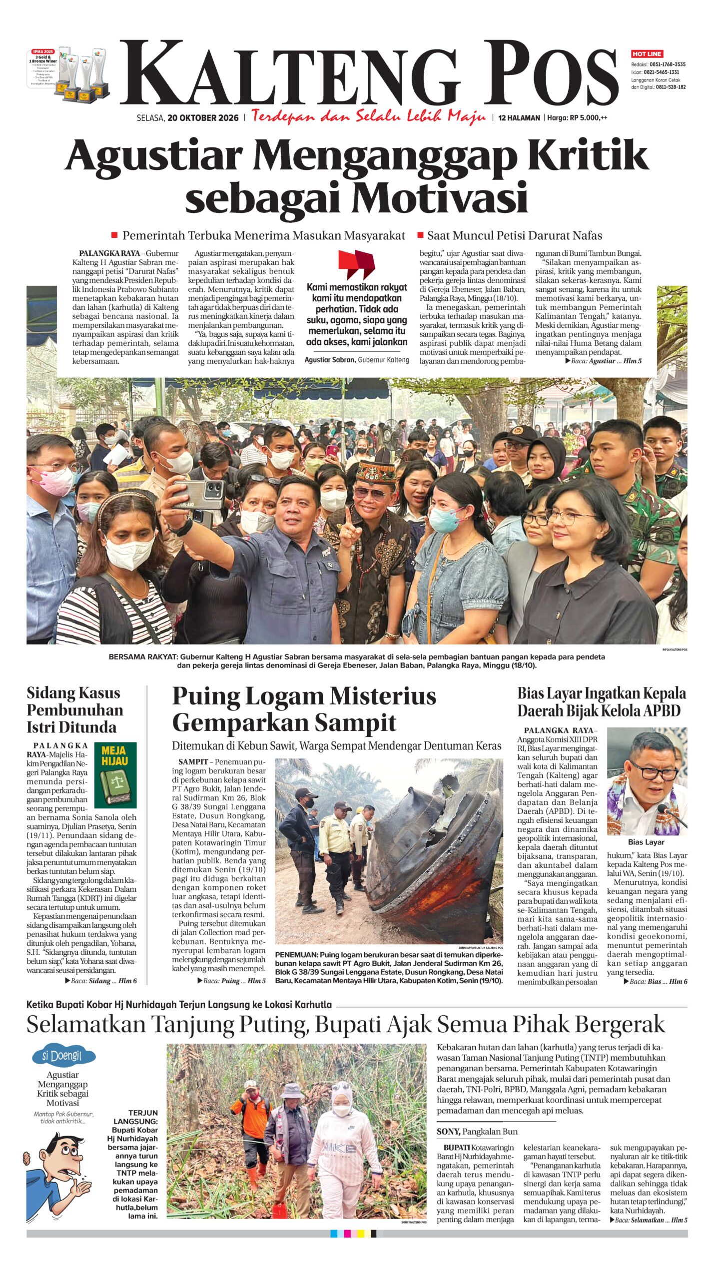 KALTENG POS 20 OKTOBER 2026