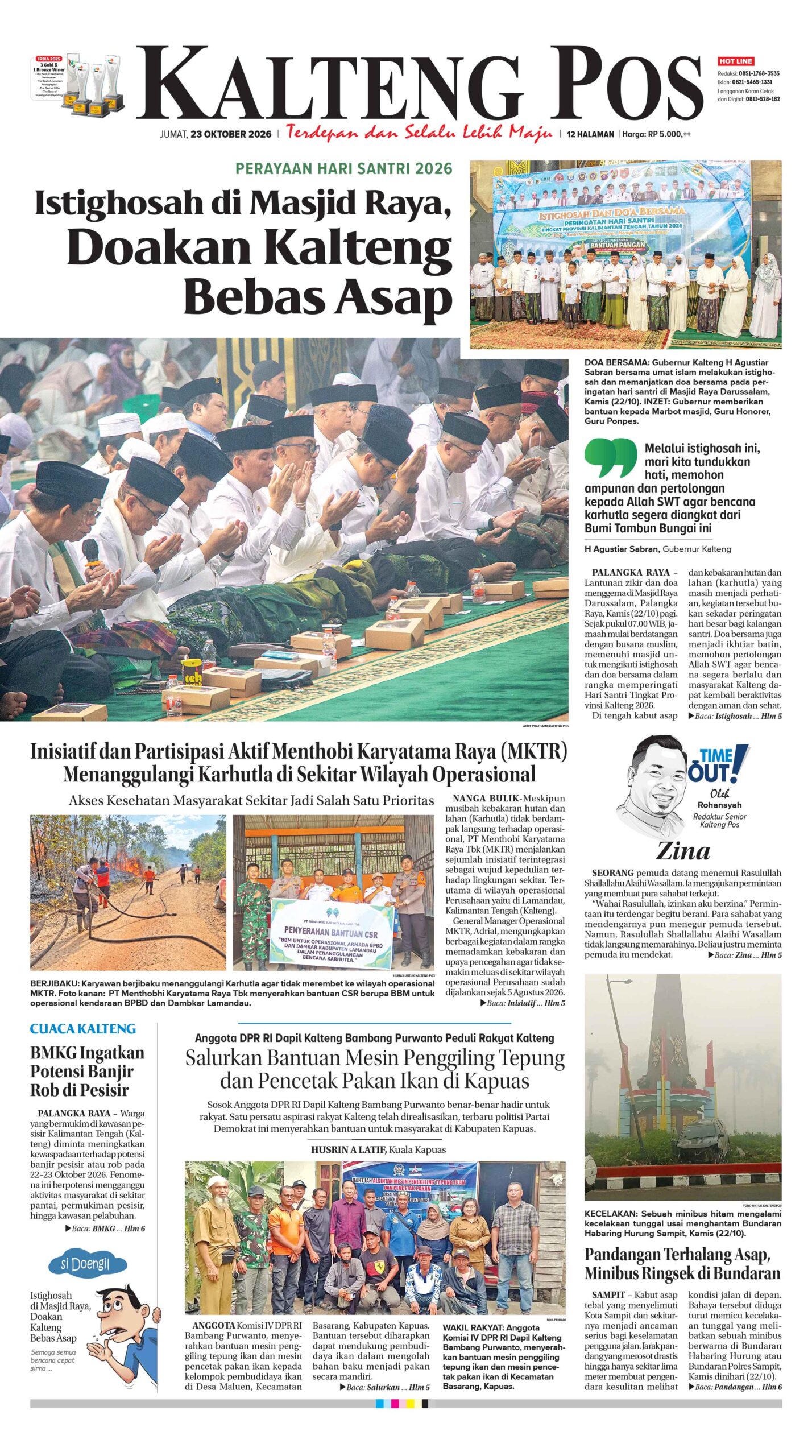 KALTENG POS 23 OKTOBER 2026