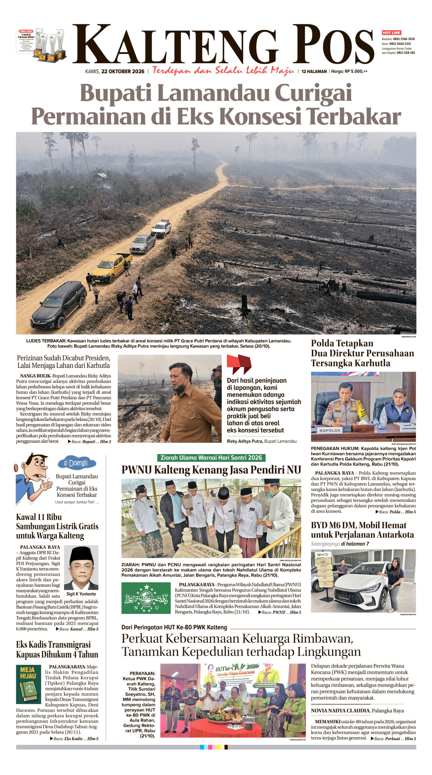 KALTENG POS 22 OKTOBER 2026